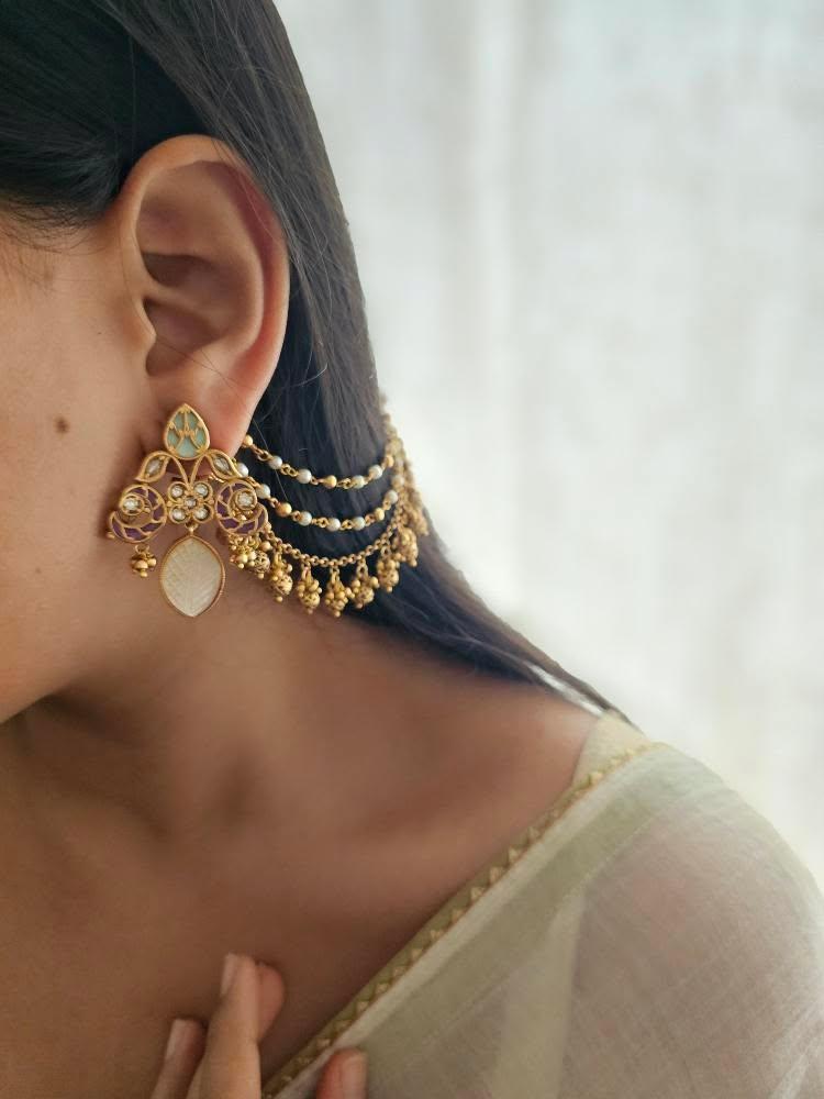 Tirthi handcrafted earrings Thumbnail
