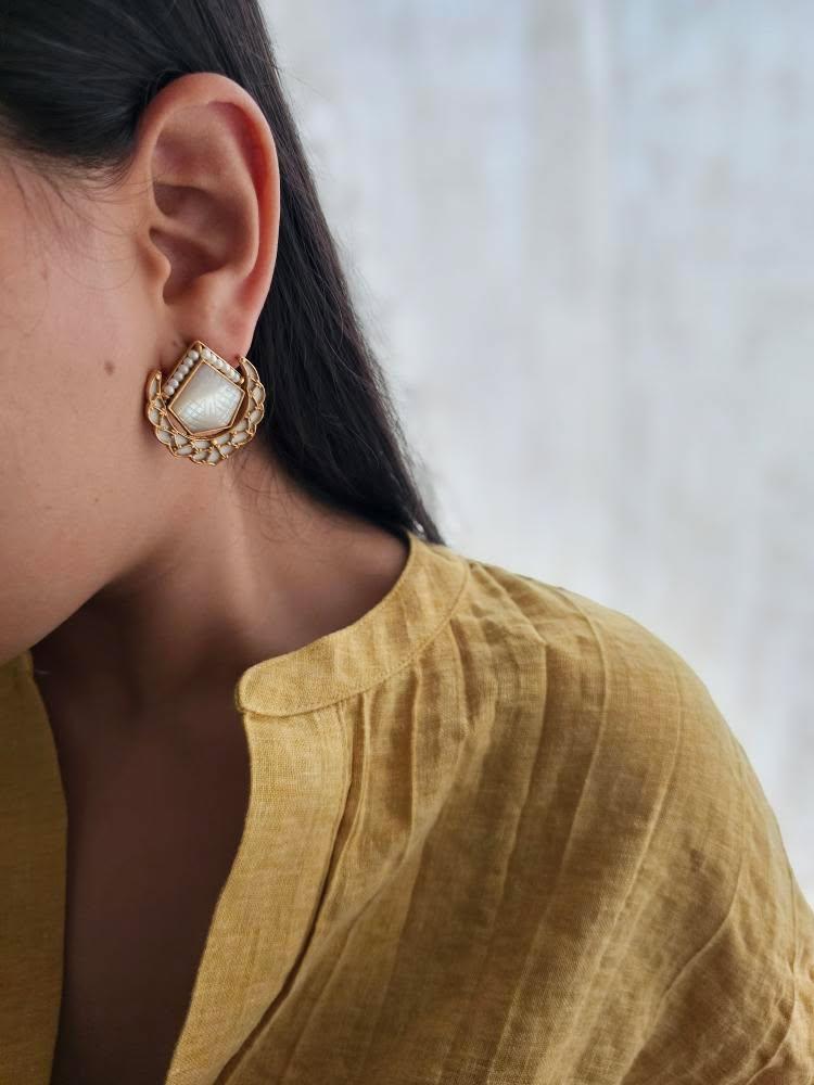 Poorti handcrafted studs Thumbnail