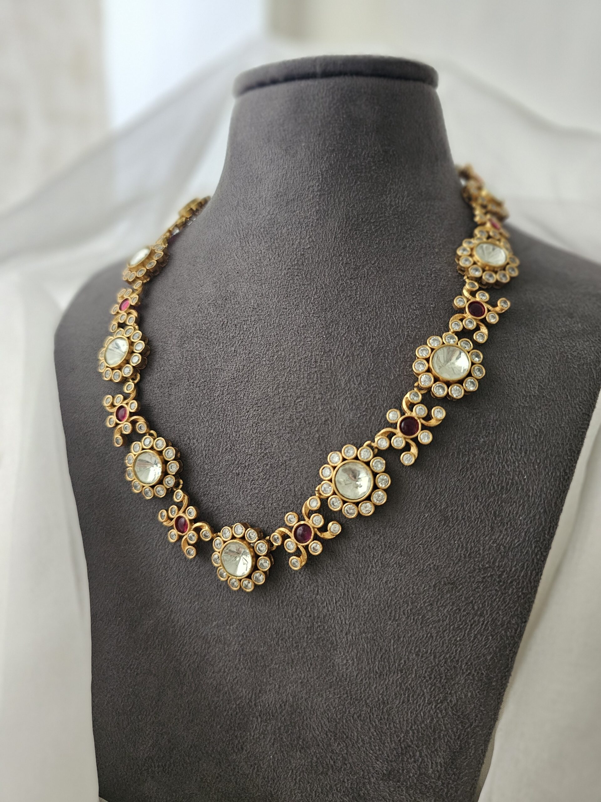 Aasma polki necklace Thumbnail