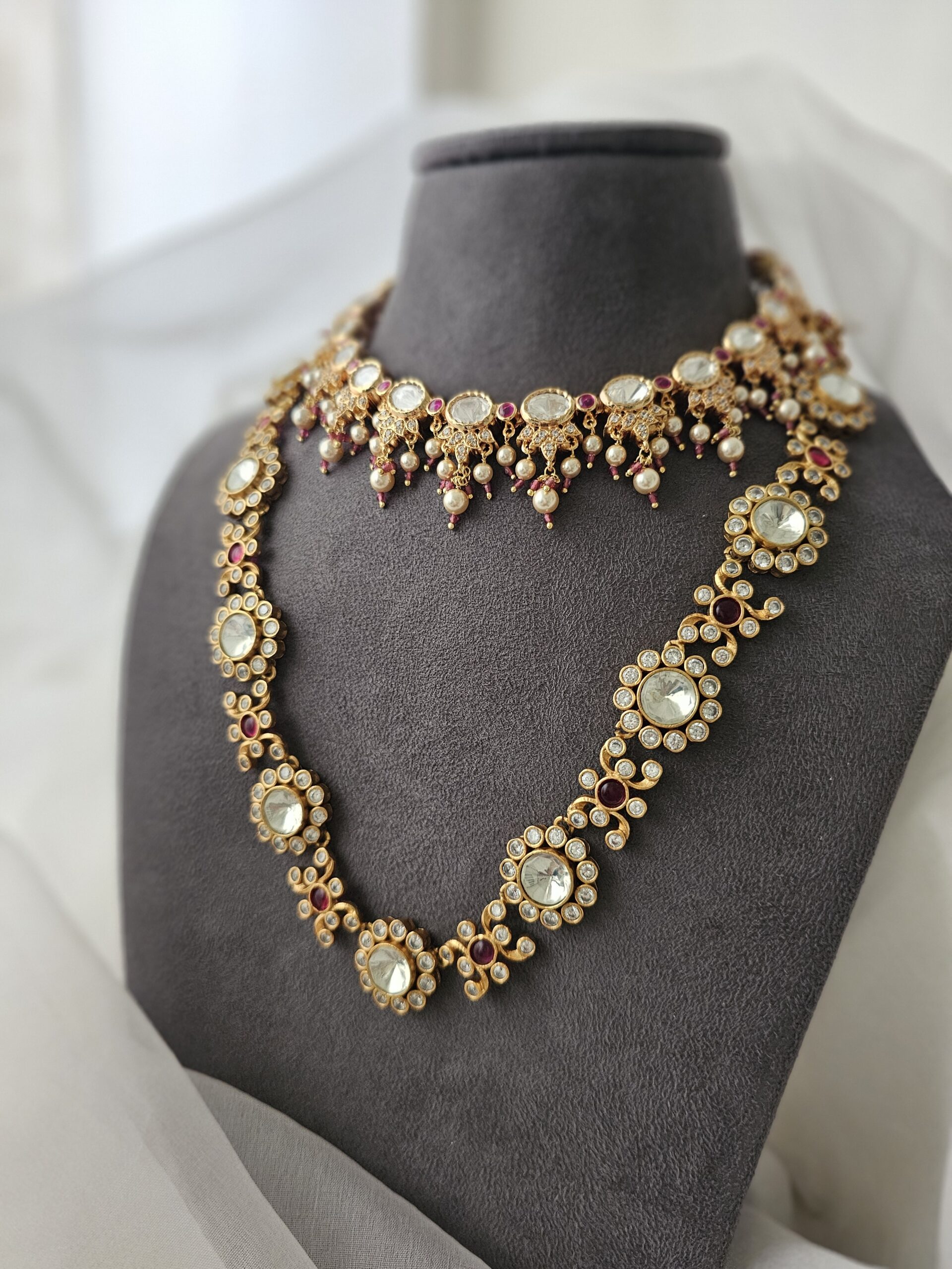 Aasma polki necklace Thumbnail