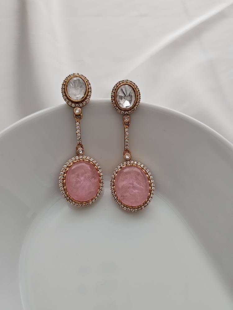 Badria quartz earrings Thumbnail