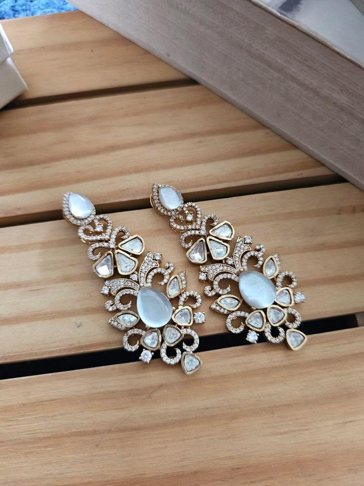 Avantika polki earrings Thumbnail