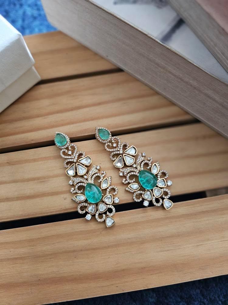 Avantika polki earrings Thumbnail