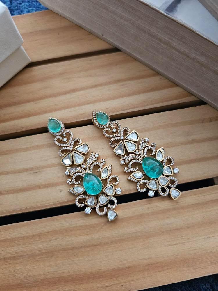 Avantika polki earrings Thumbnail