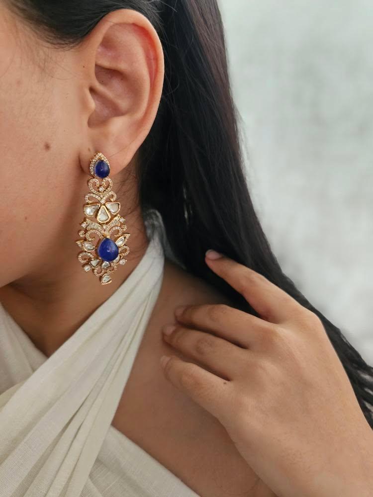 Avantika polki earrings Thumbnail