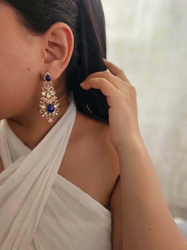 Avantika polki earrings Thumbnail