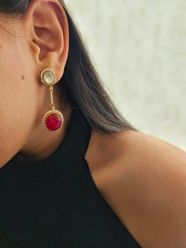 Badria quartz earrings Thumbnail