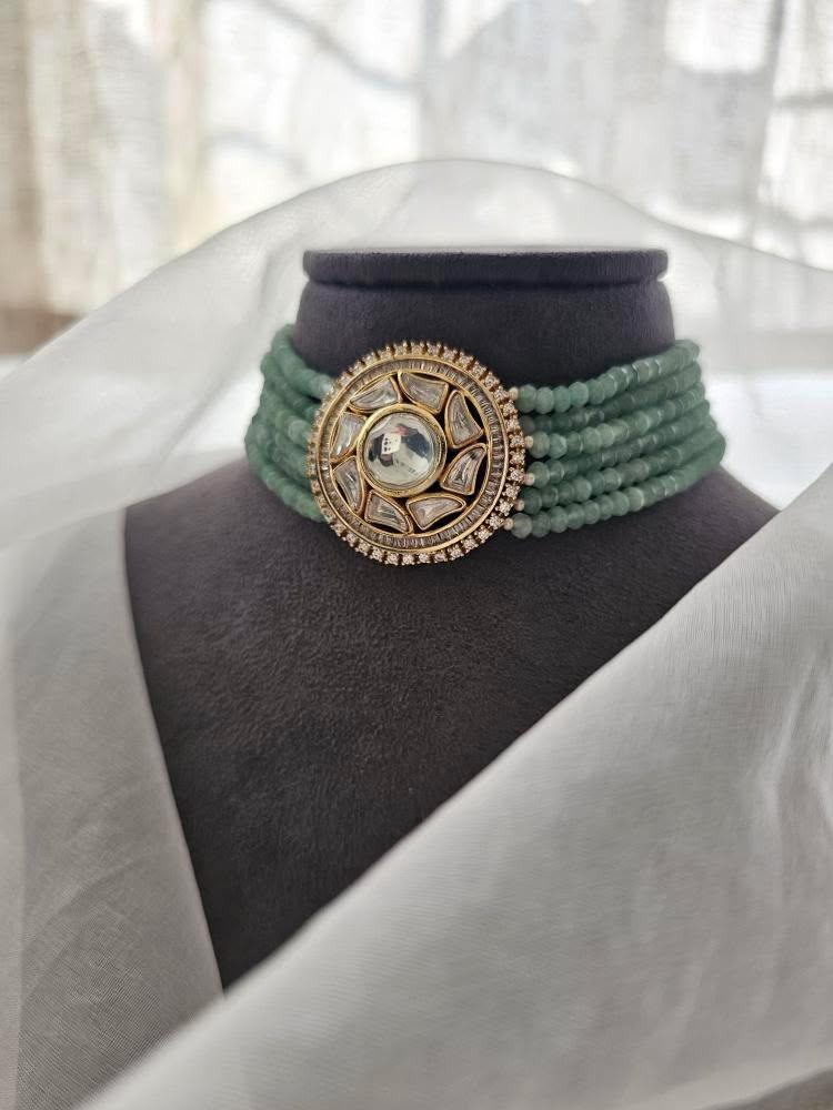Alfaaz polki and pearl choker Thumbnail