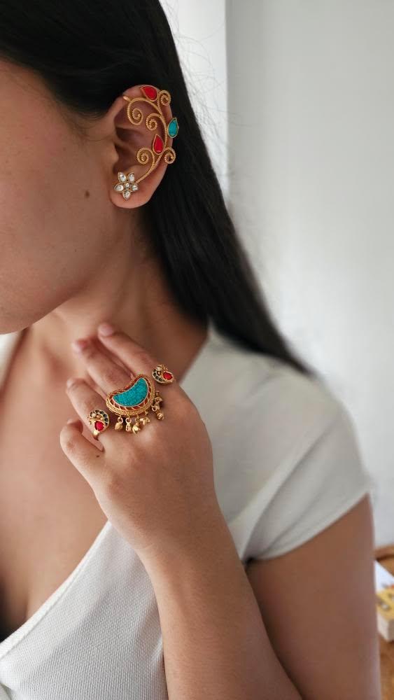 Zohra handcrafted earcuff Thumbnail