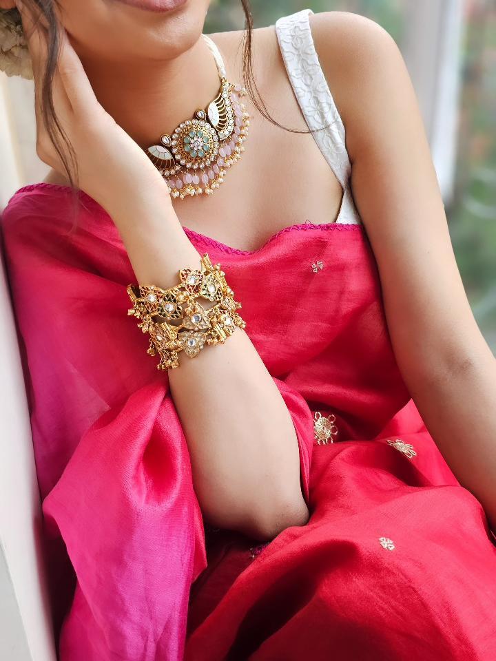 Sawan handcrafted necklace Thumbnail