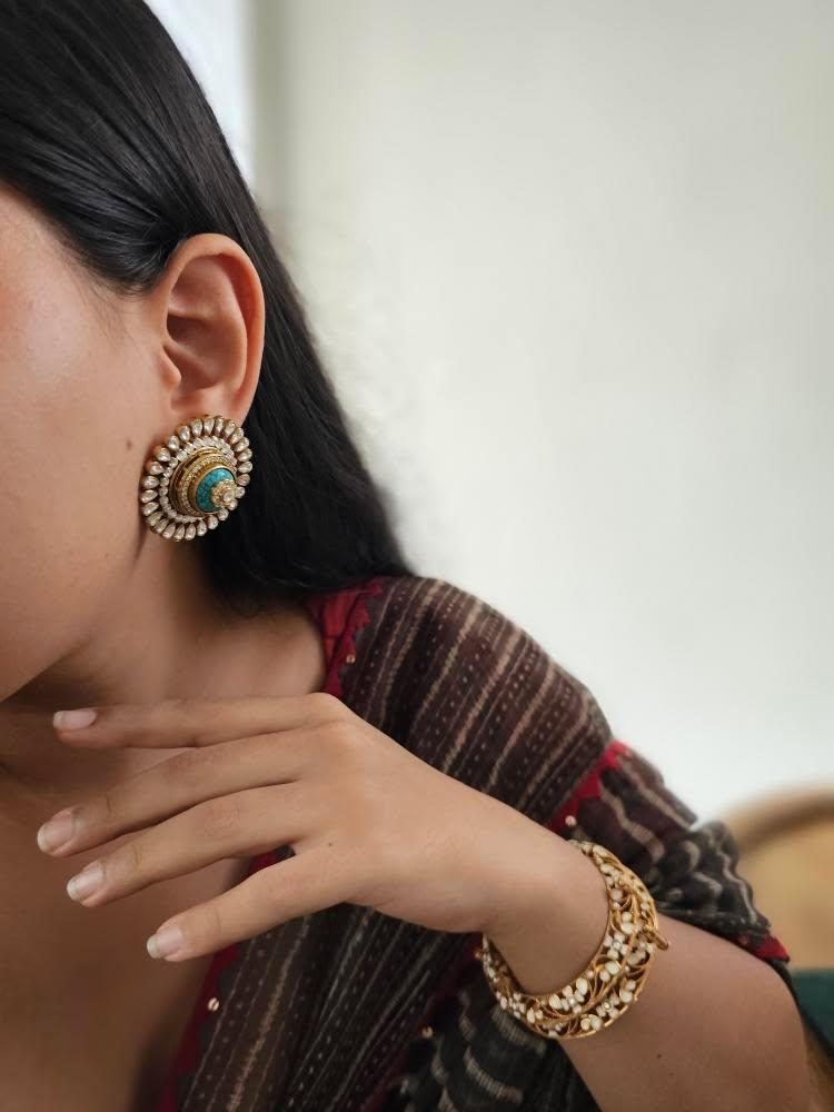 Surya polki studs Thumbnail