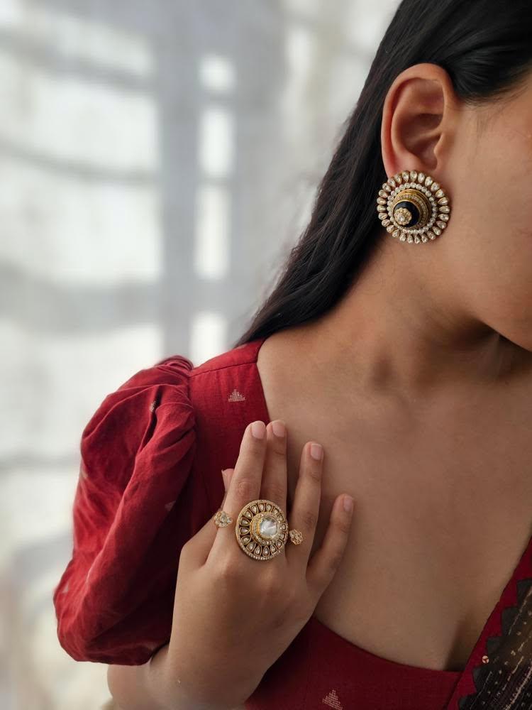 Surya polki studs Thumbnail