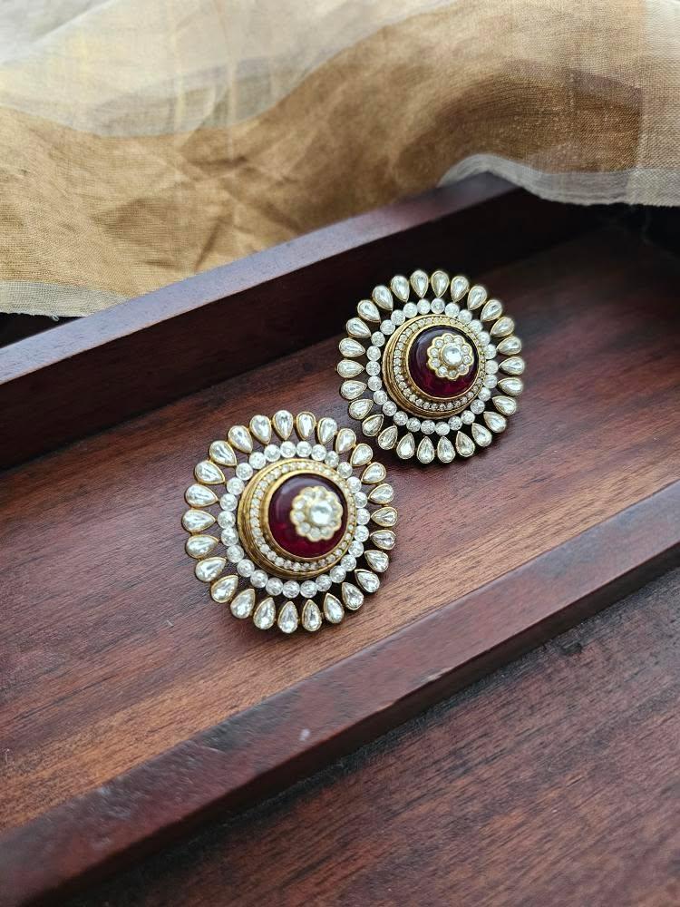 Surya polki studs Thumbnail