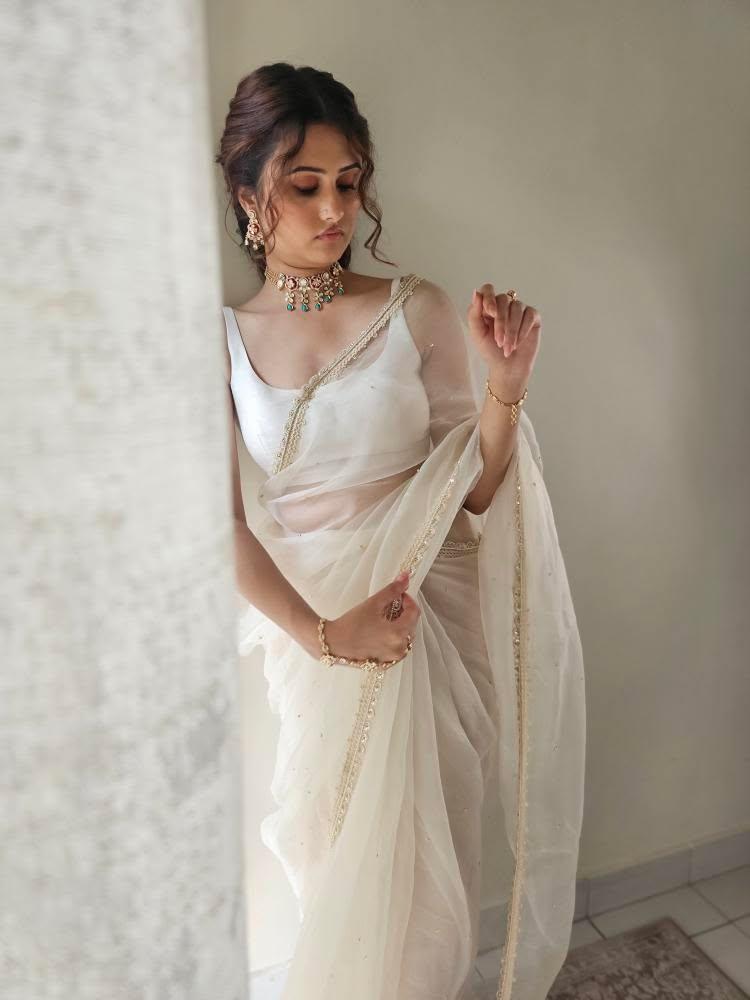 Asmi pearl and polki choker/necklace Thumbnail