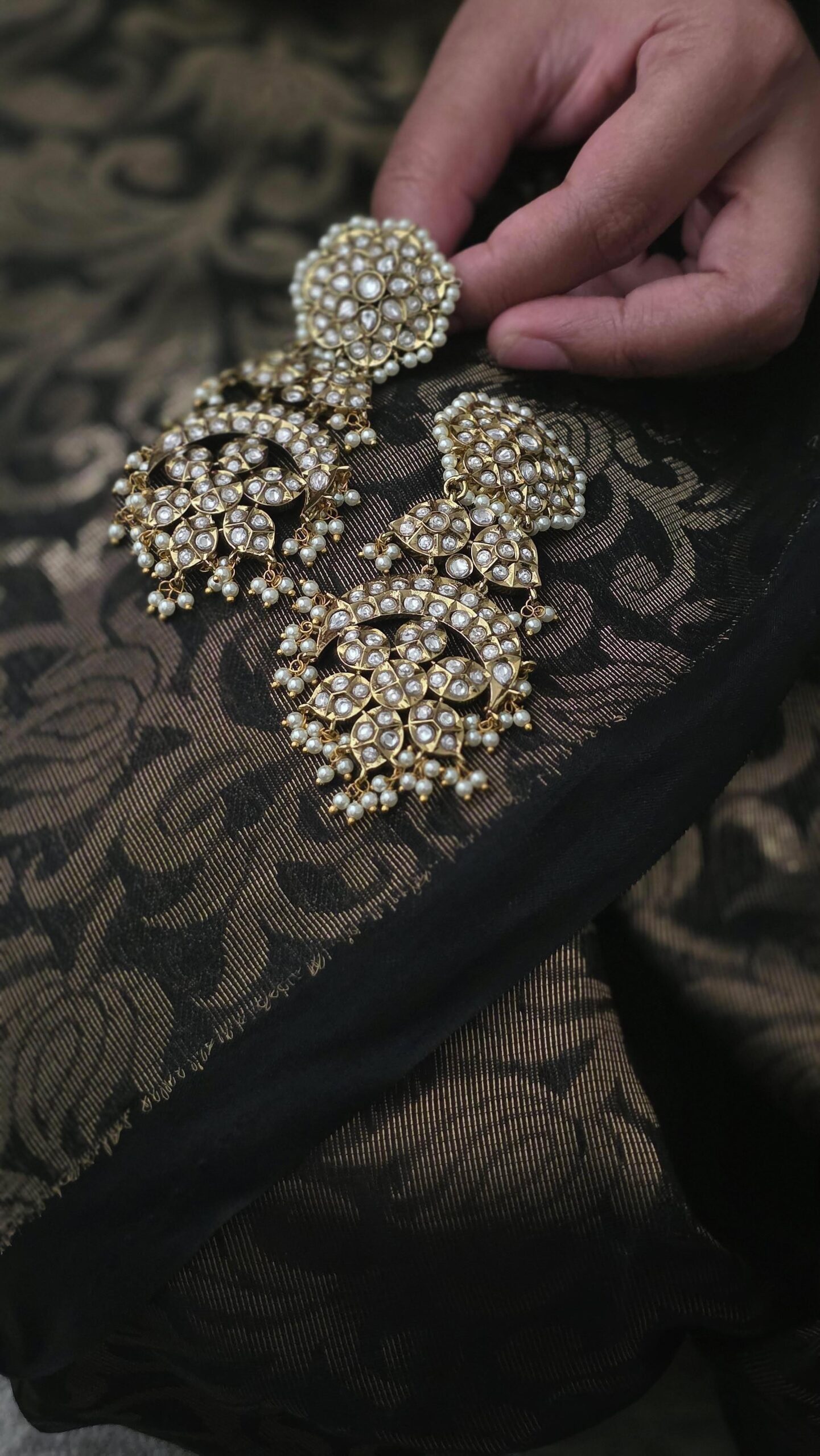 Meenakshara polki necklace Thumbnail