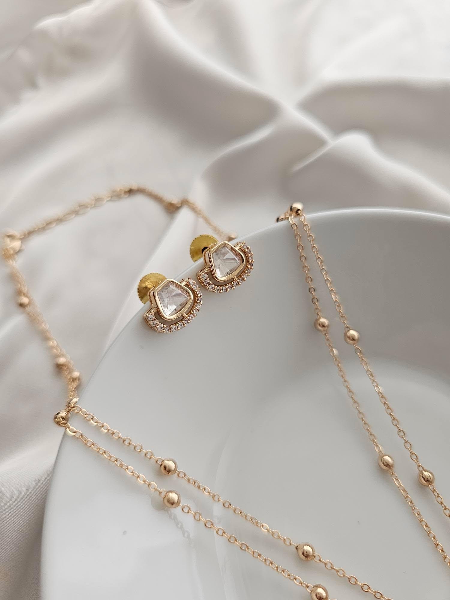 Disha meenakari delicate necklace Thumbnail