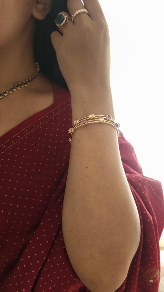 Mehraan delicate quartz bangles Thumbnail