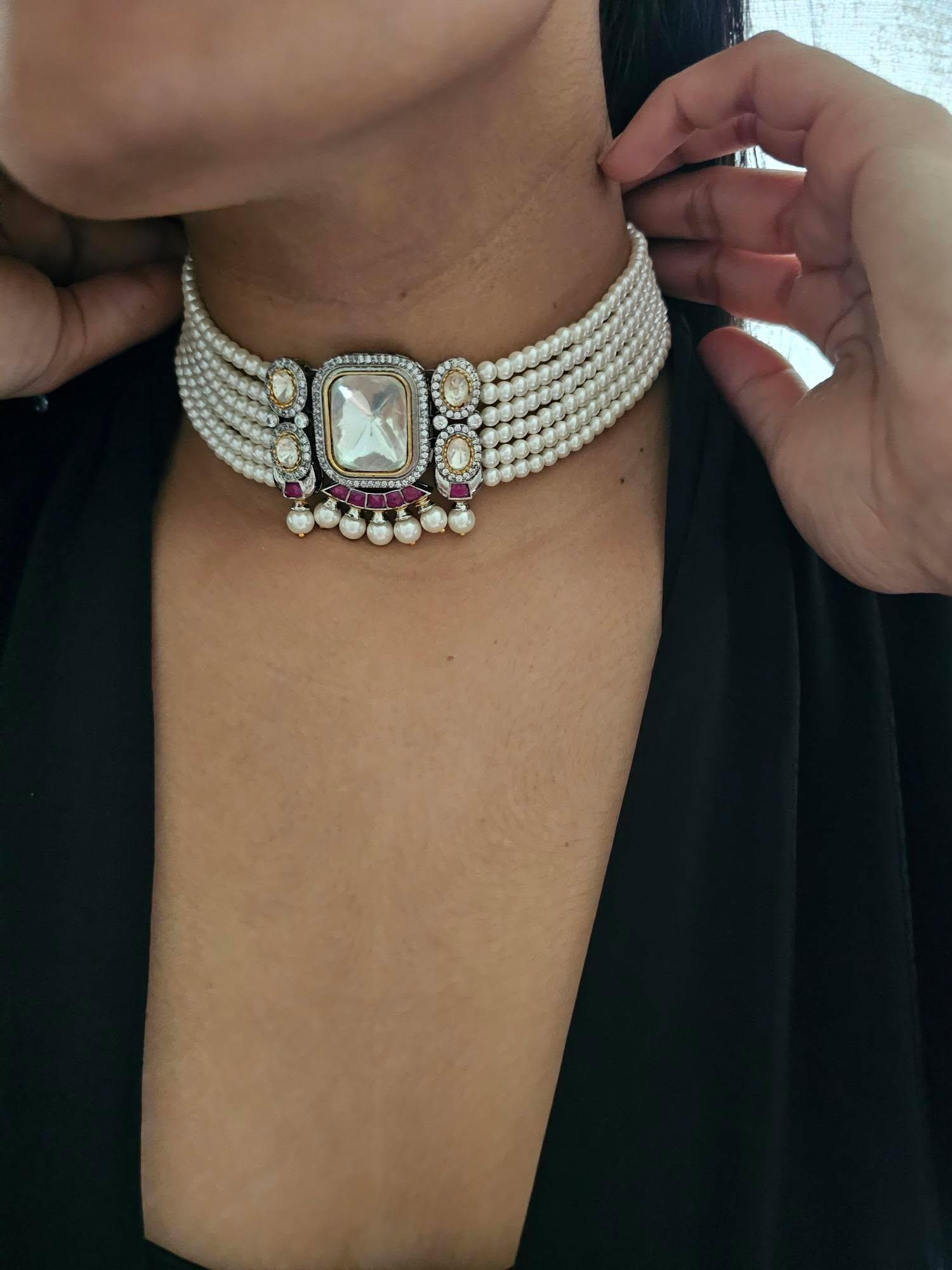 Karveer polki choker Thumbnail