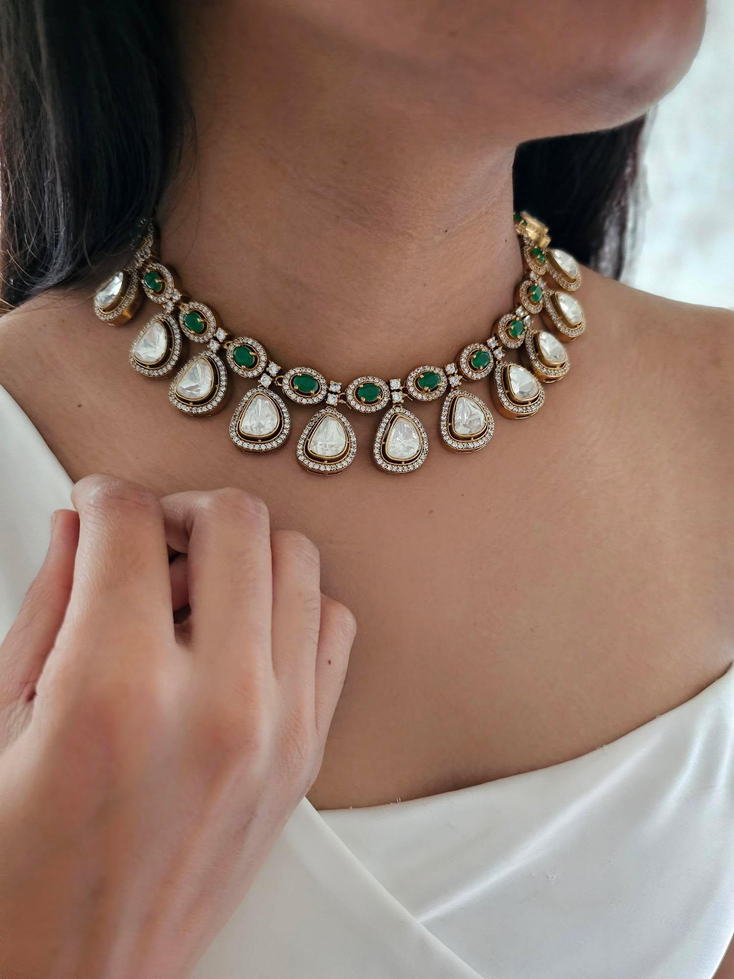 Tahira polki necklace Thumbnail
