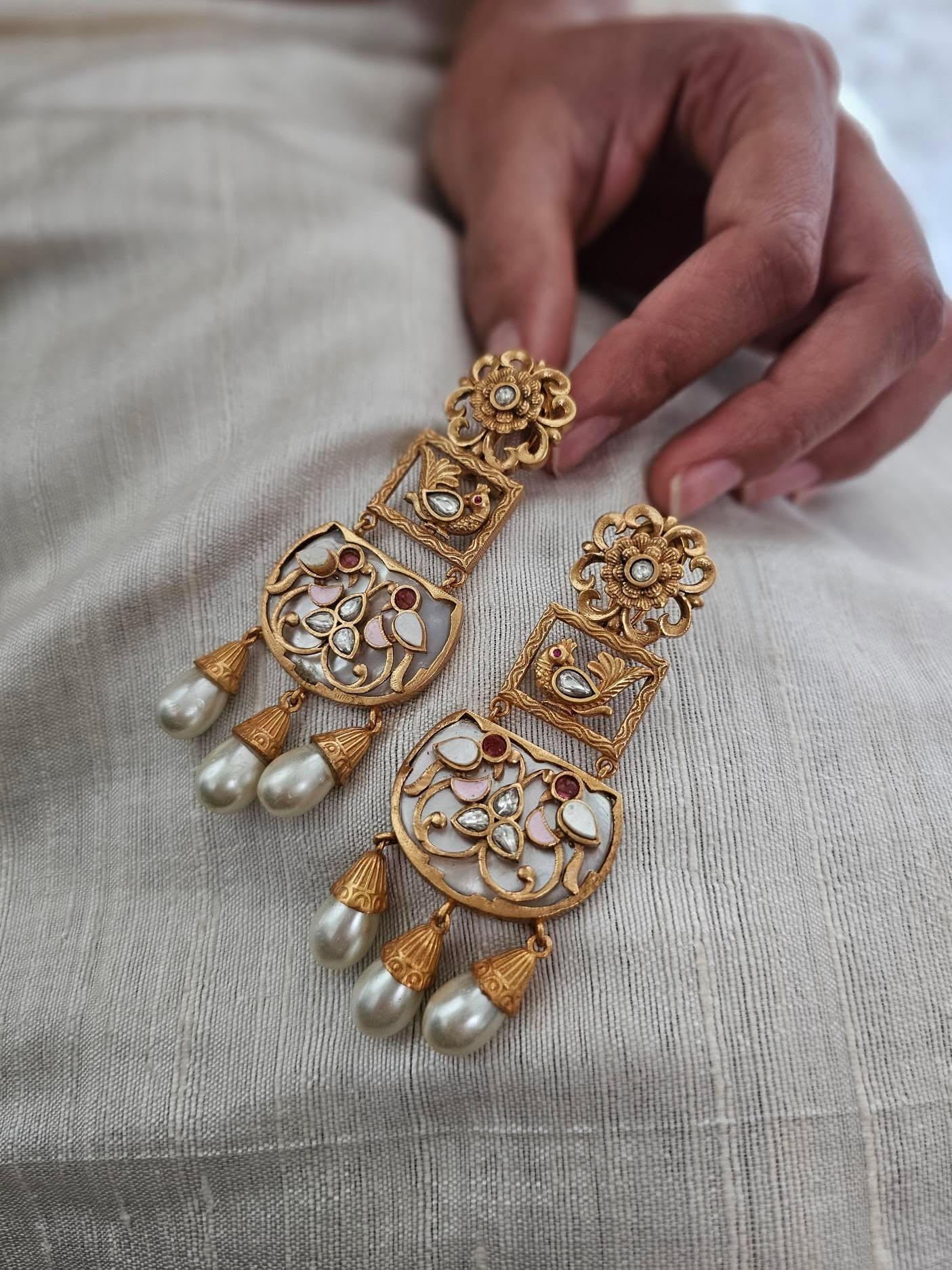 Vasantika handcrafted long necklace Thumbnail