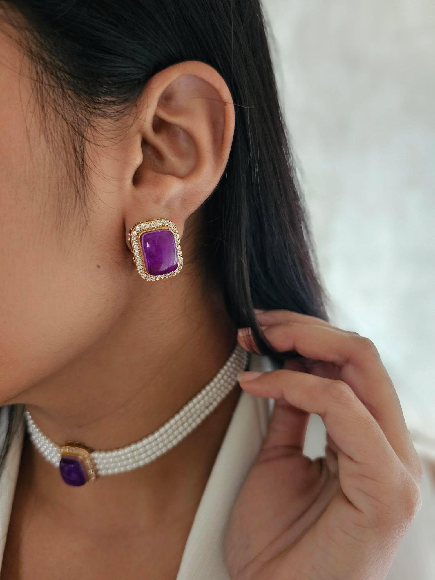 Malati pearl choker Thumbnail