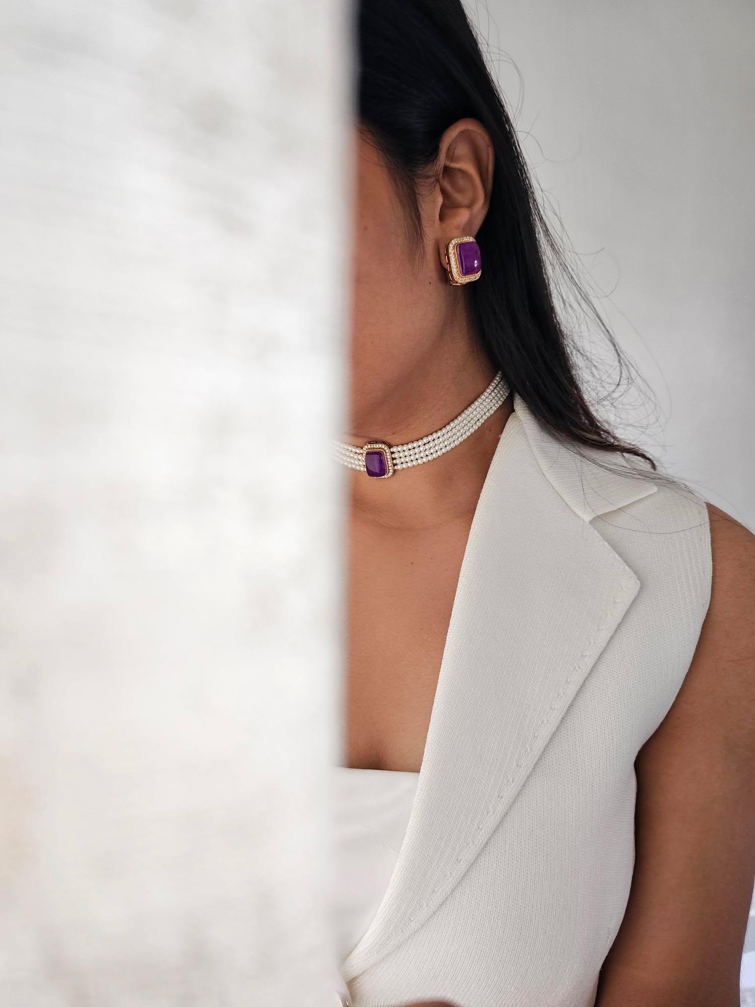 Malati pearl choker Thumbnail