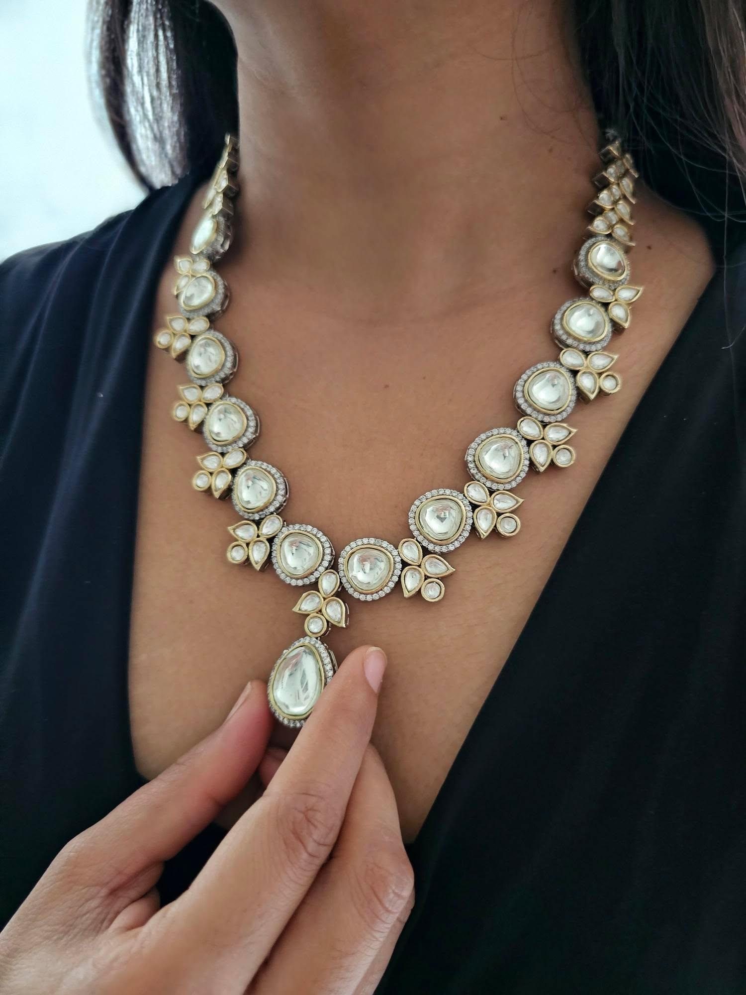 Vanyara polki necklace Thumbnail