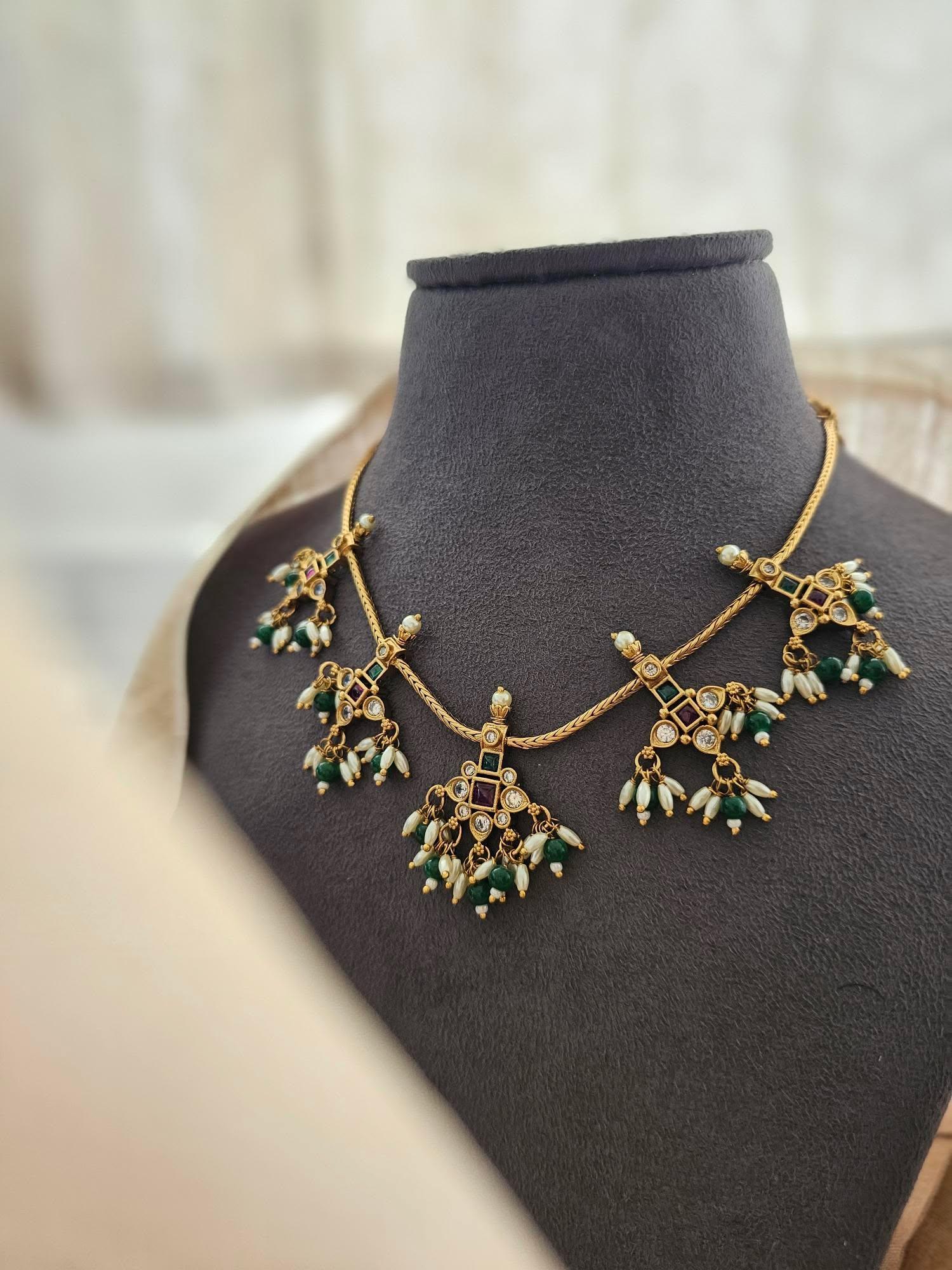 Krunal handcrafted necklace Thumbnail