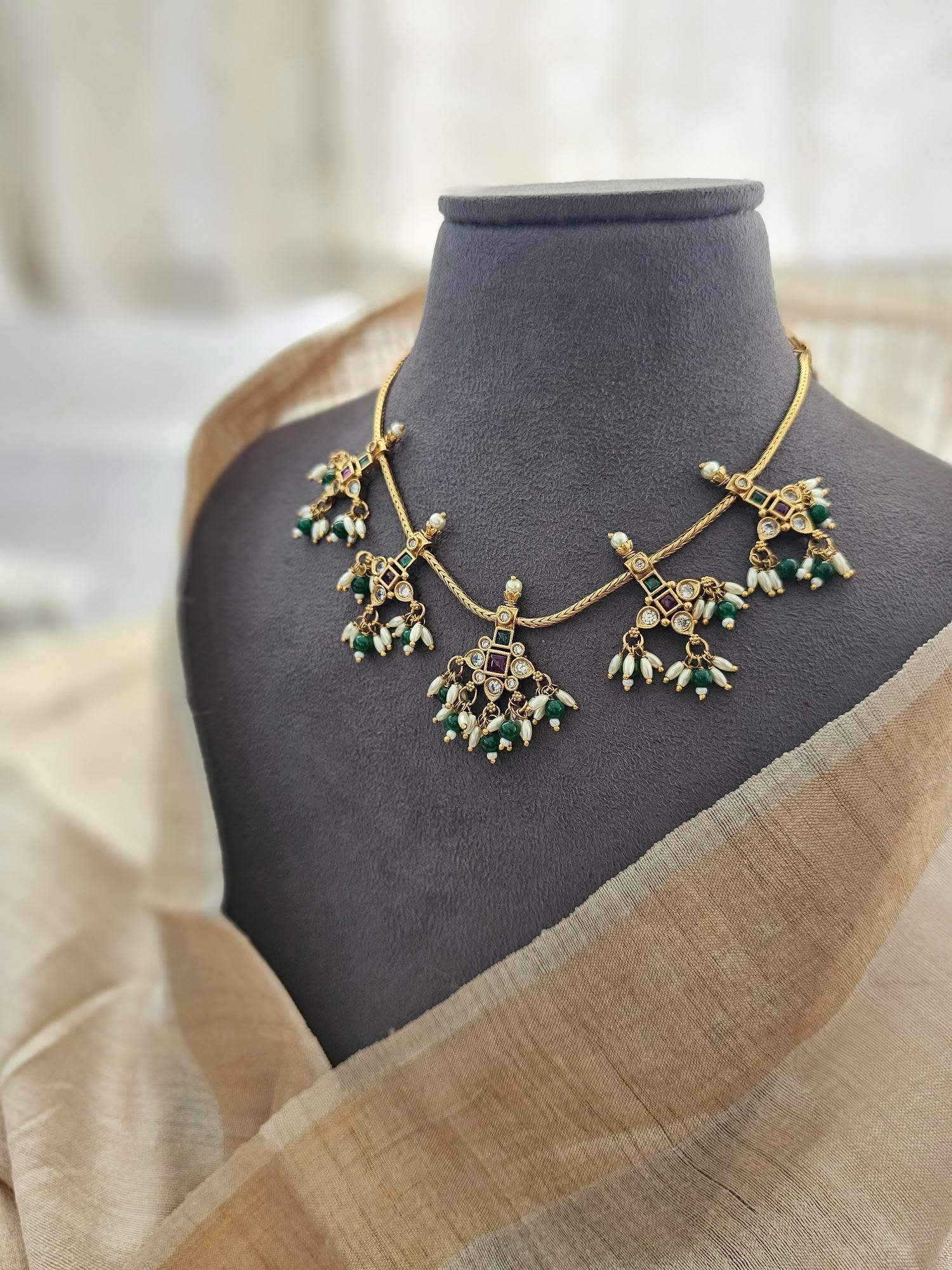 Krunal handcrafted necklace Thumbnail