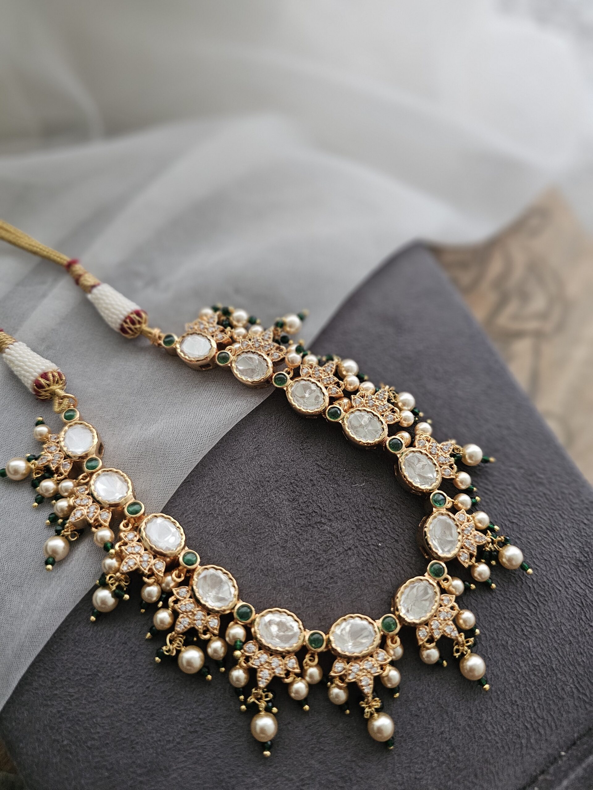 Purvi polki necklace Thumbnail