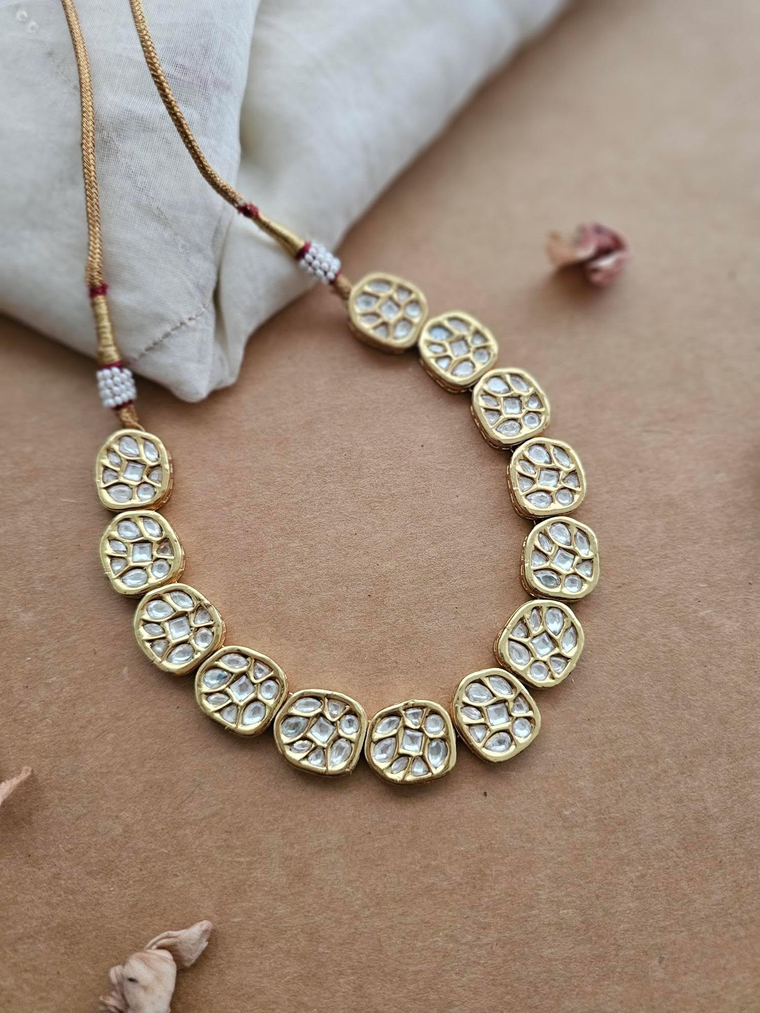 Tirupa polki delicate necklace Thumbnail