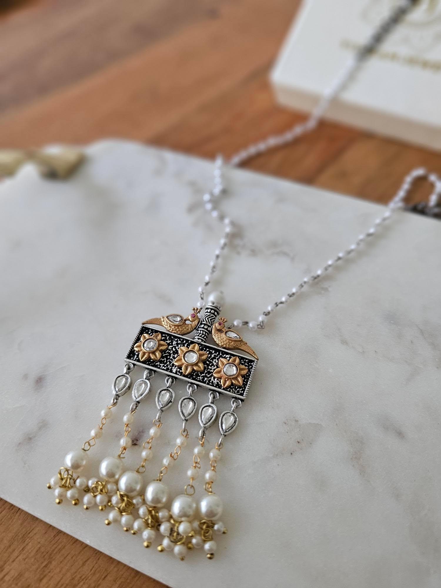 Hitarthi delicate long necklace Thumbnail