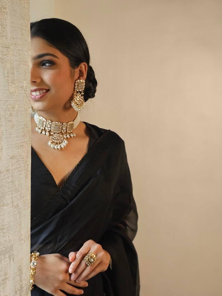 The Malabar polki and pearl Necklace Thumbnail