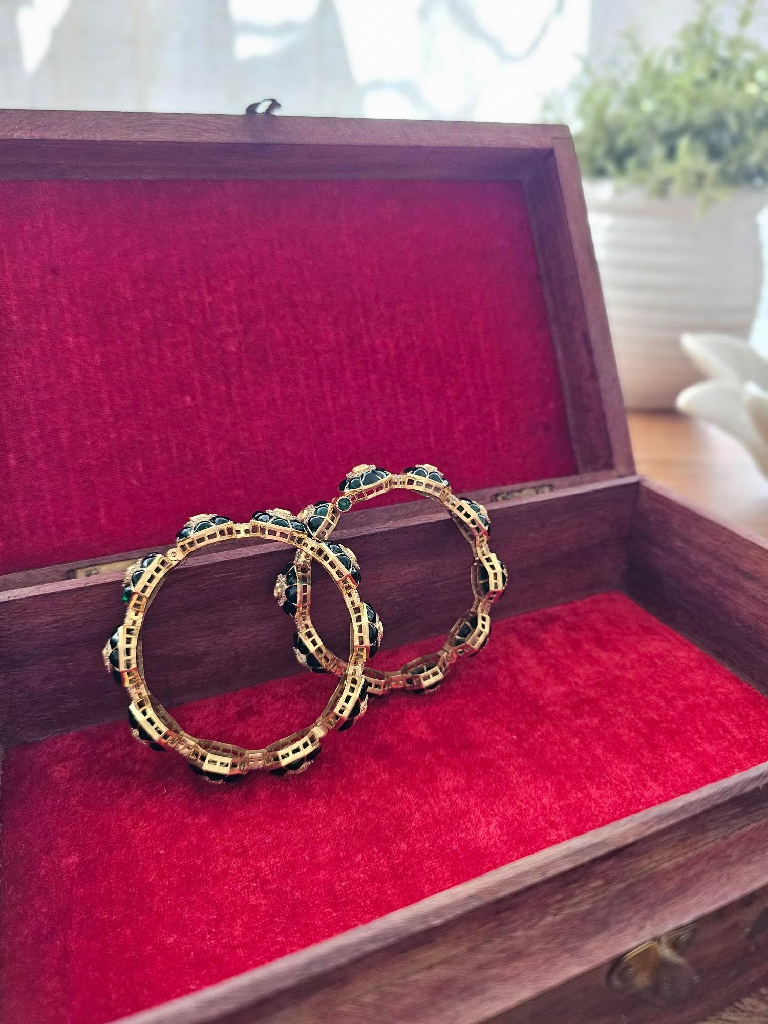 Rohina meenakari bangles Thumbnail