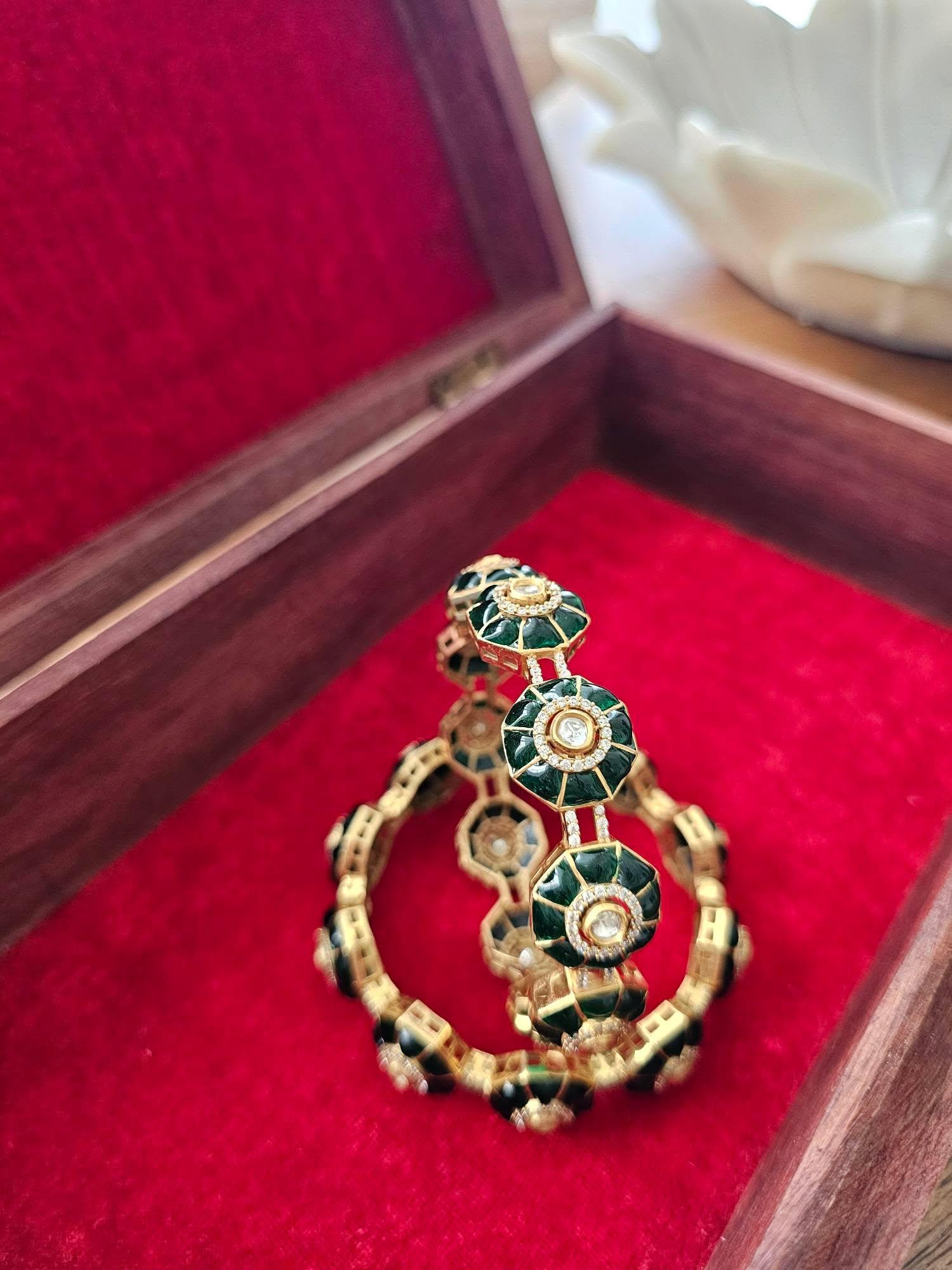 Rohina meenakari bangles Thumbnail