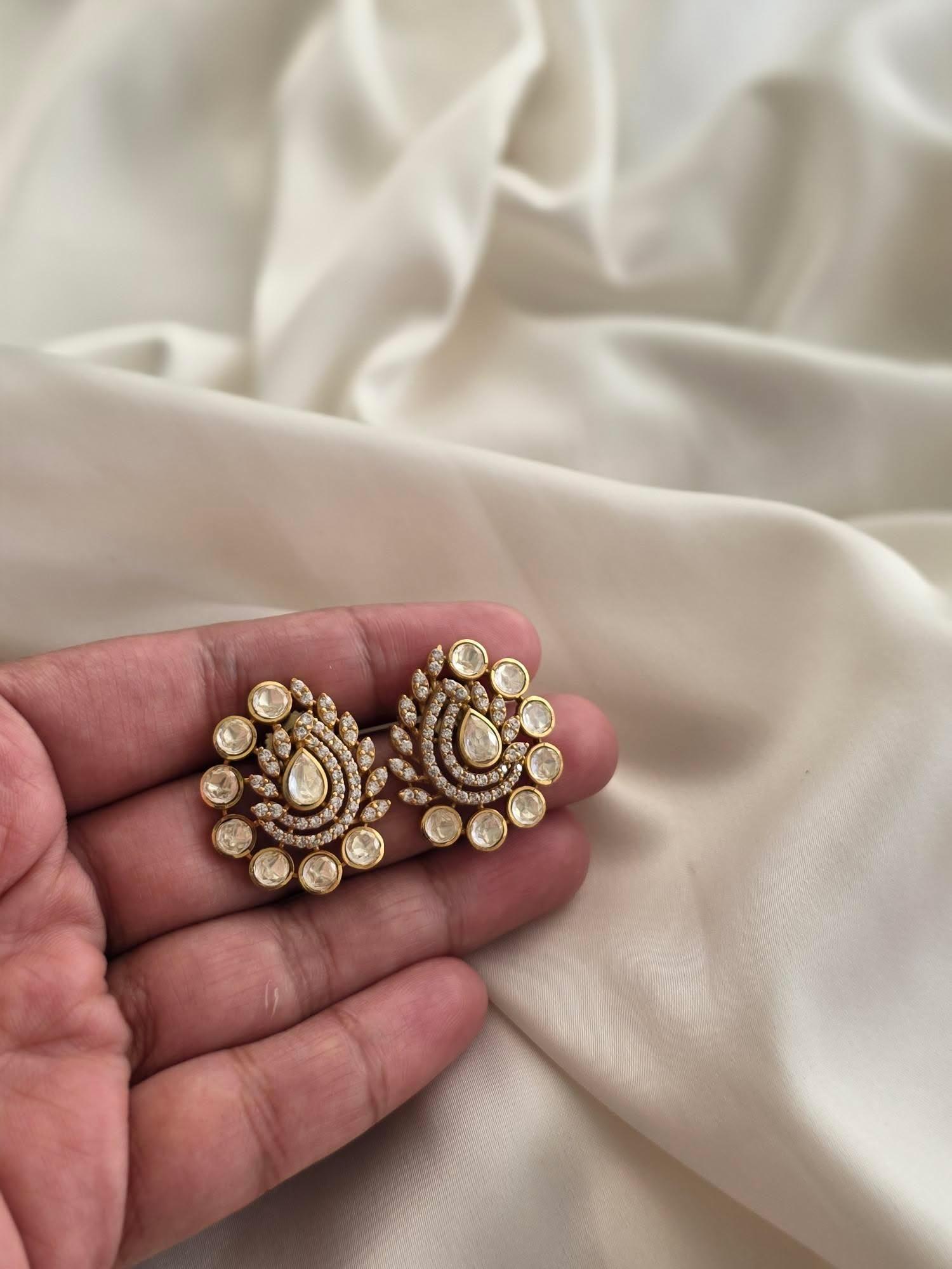 Mohini polki studs Thumbnail