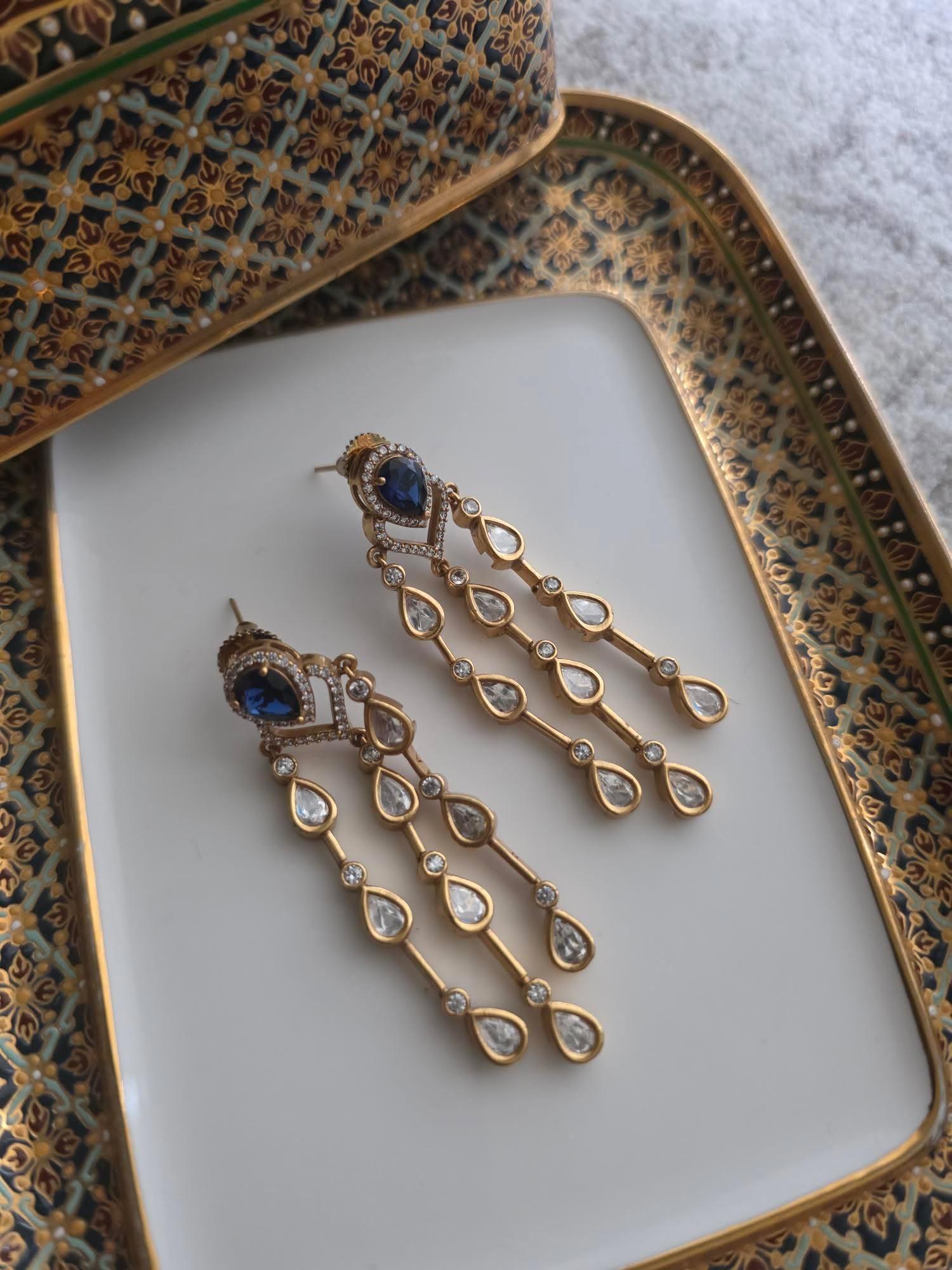 Falak polki earrings Thumbnail