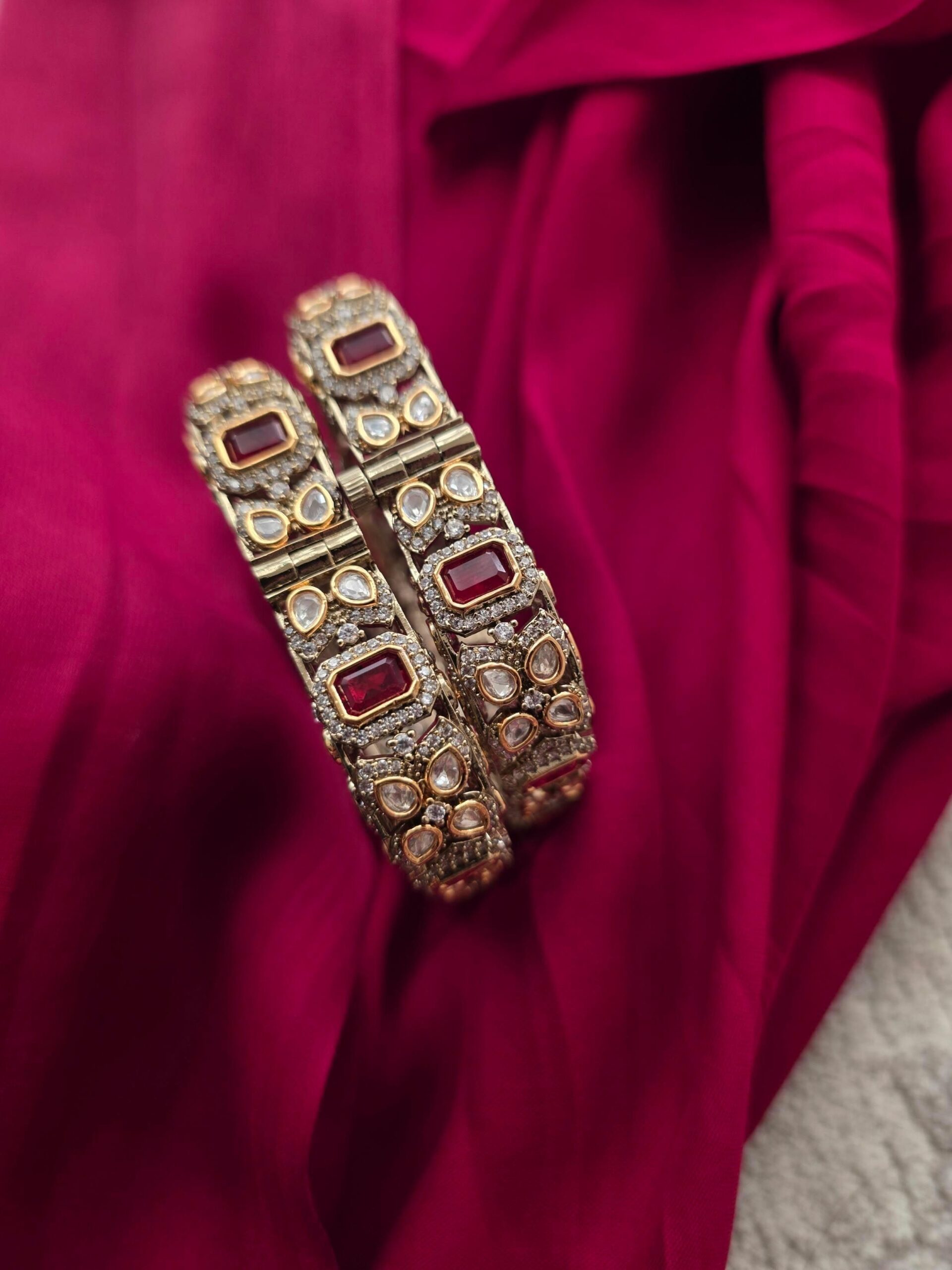 Sunanya polki bangles Thumbnail