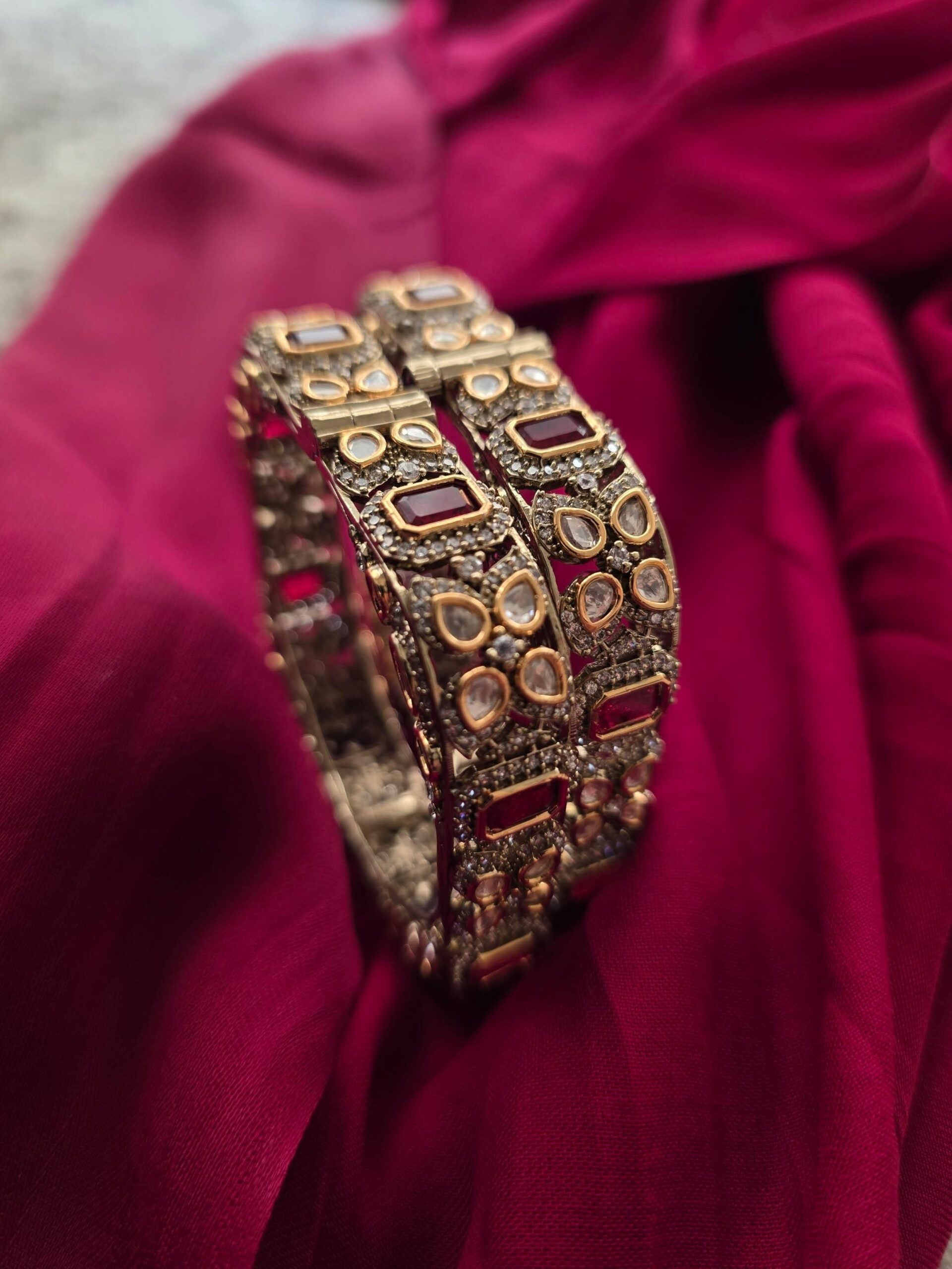 Sunanya polki bangles Thumbnail