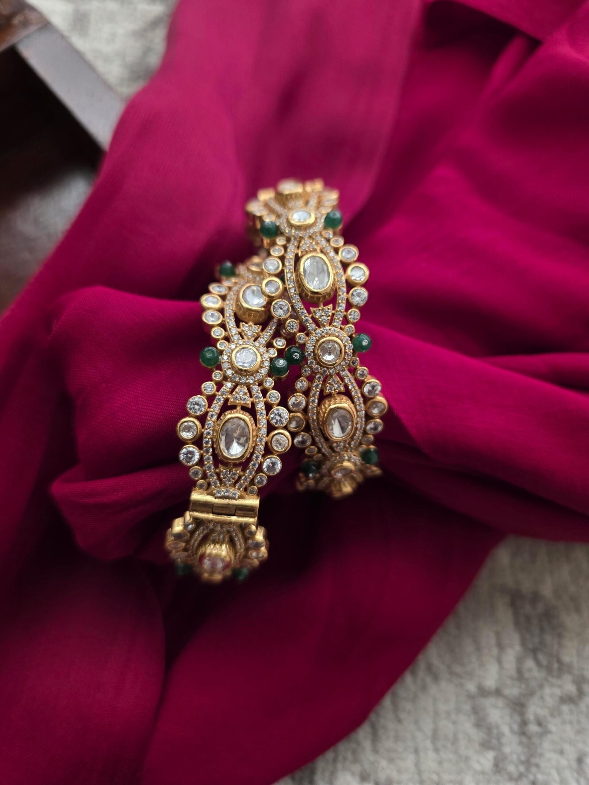 Zuriya polki bangle Thumbnail