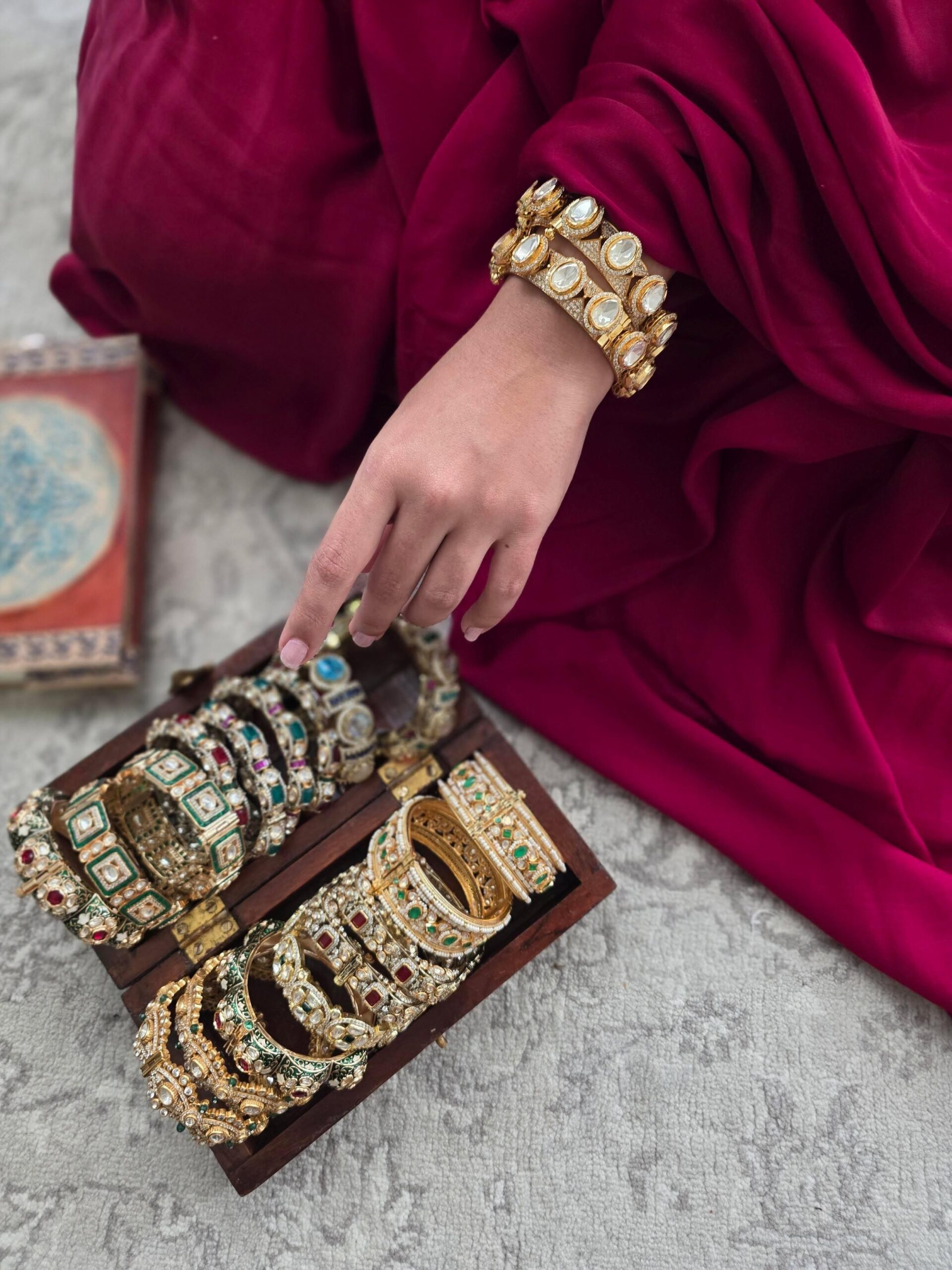 Sadhvi polki bangle Thumbnail