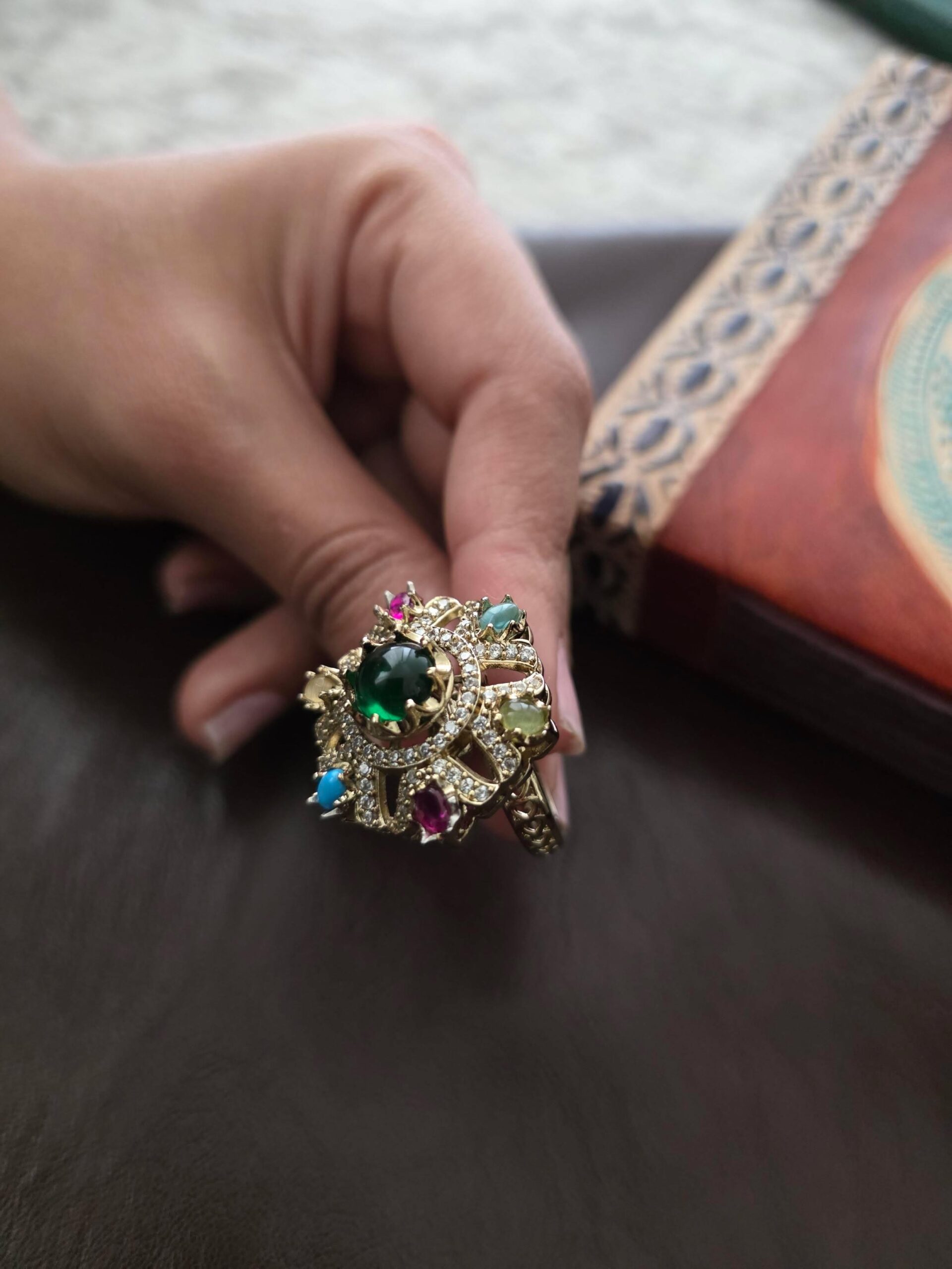 Varu antique polki ring Thumbnail