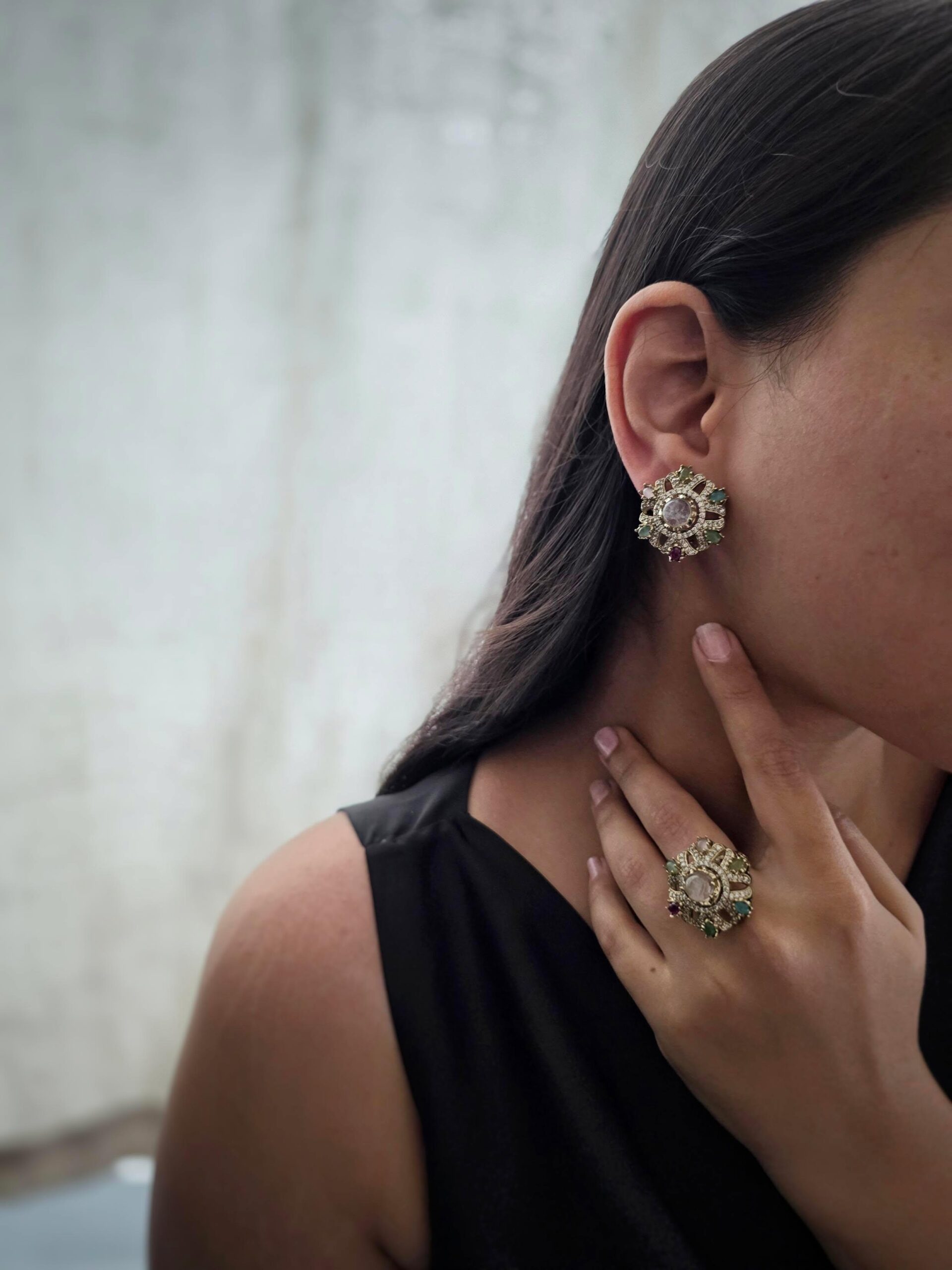 Varu antique polki ring Thumbnail