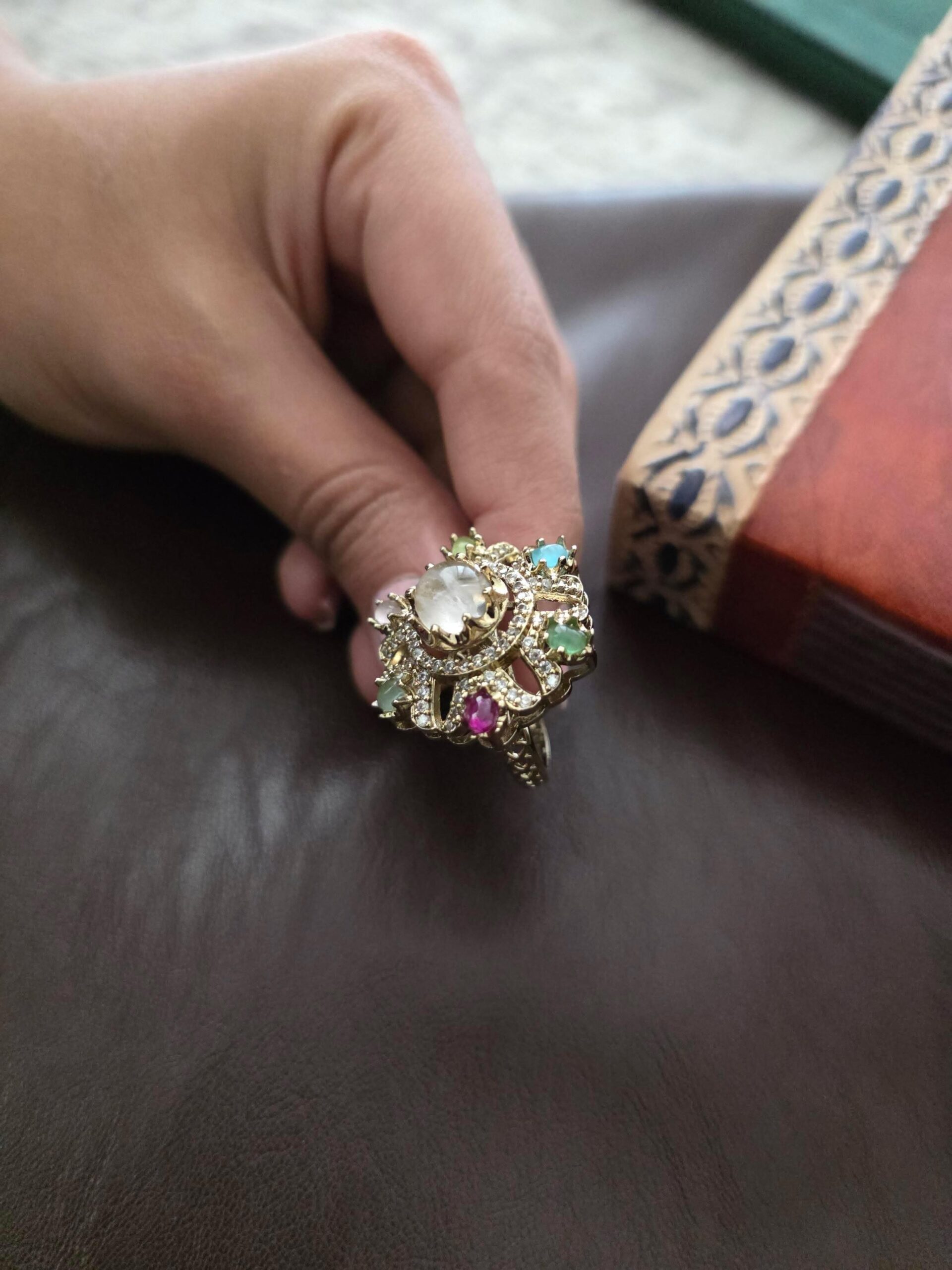 Varu antique polki ring Thumbnail