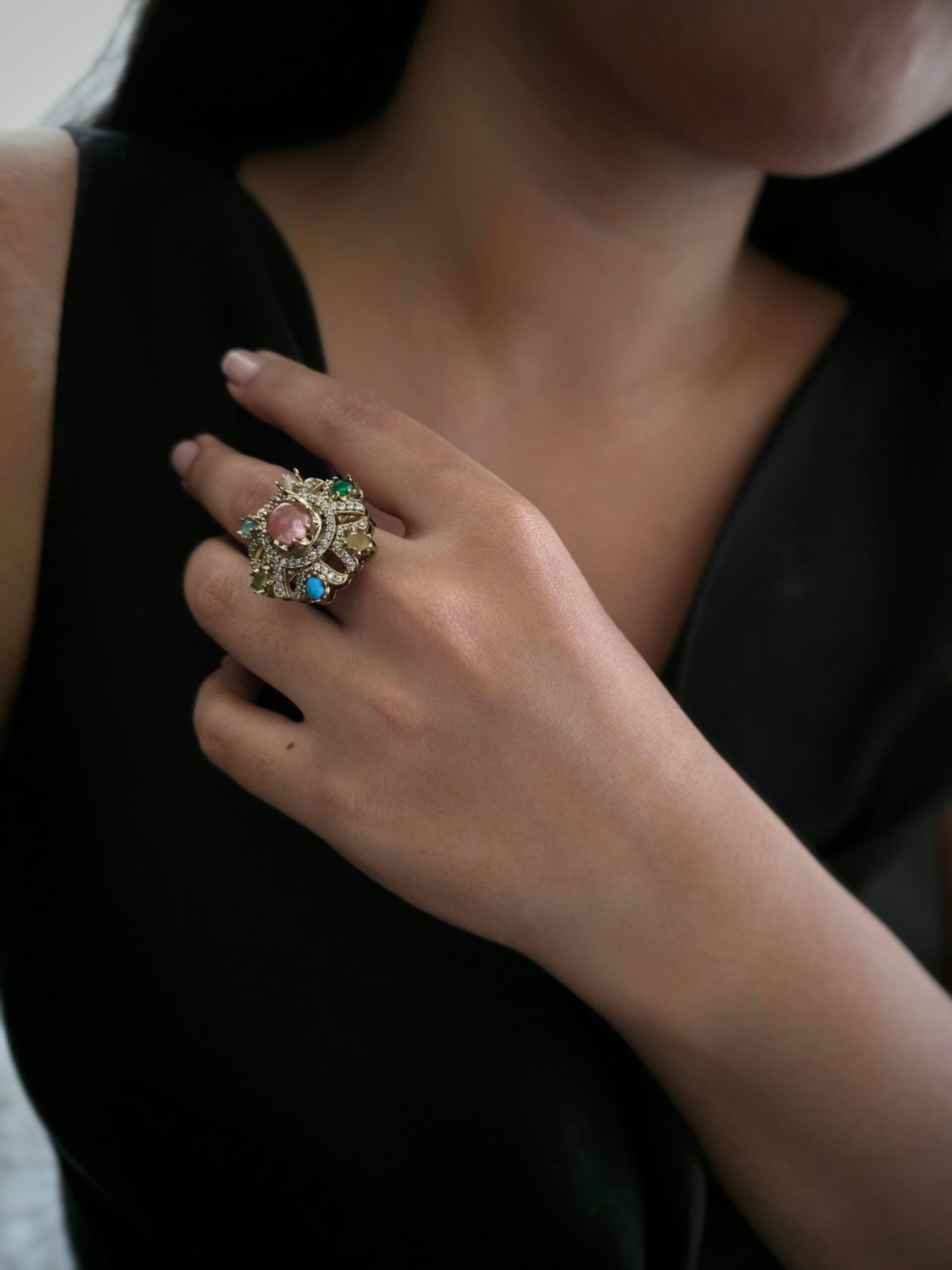 Varu antique polki ring Thumbnail