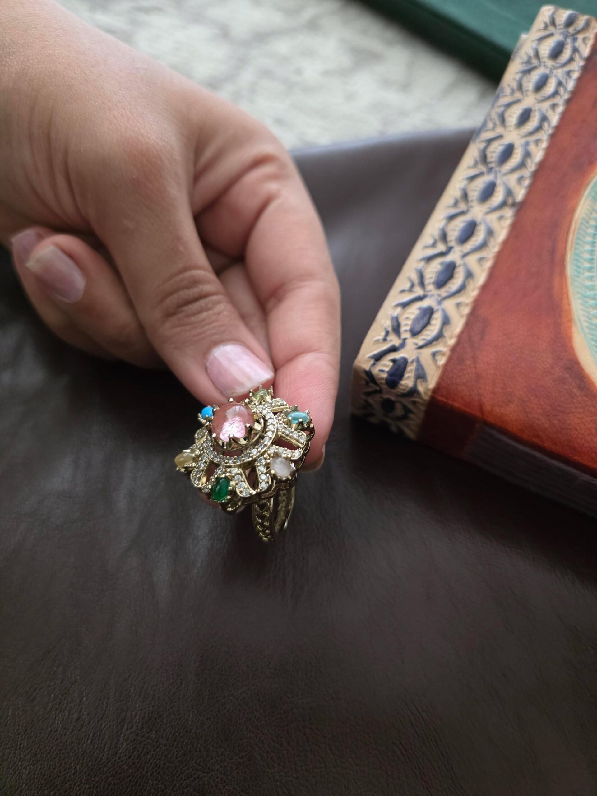 Varu antique polki ring Thumbnail