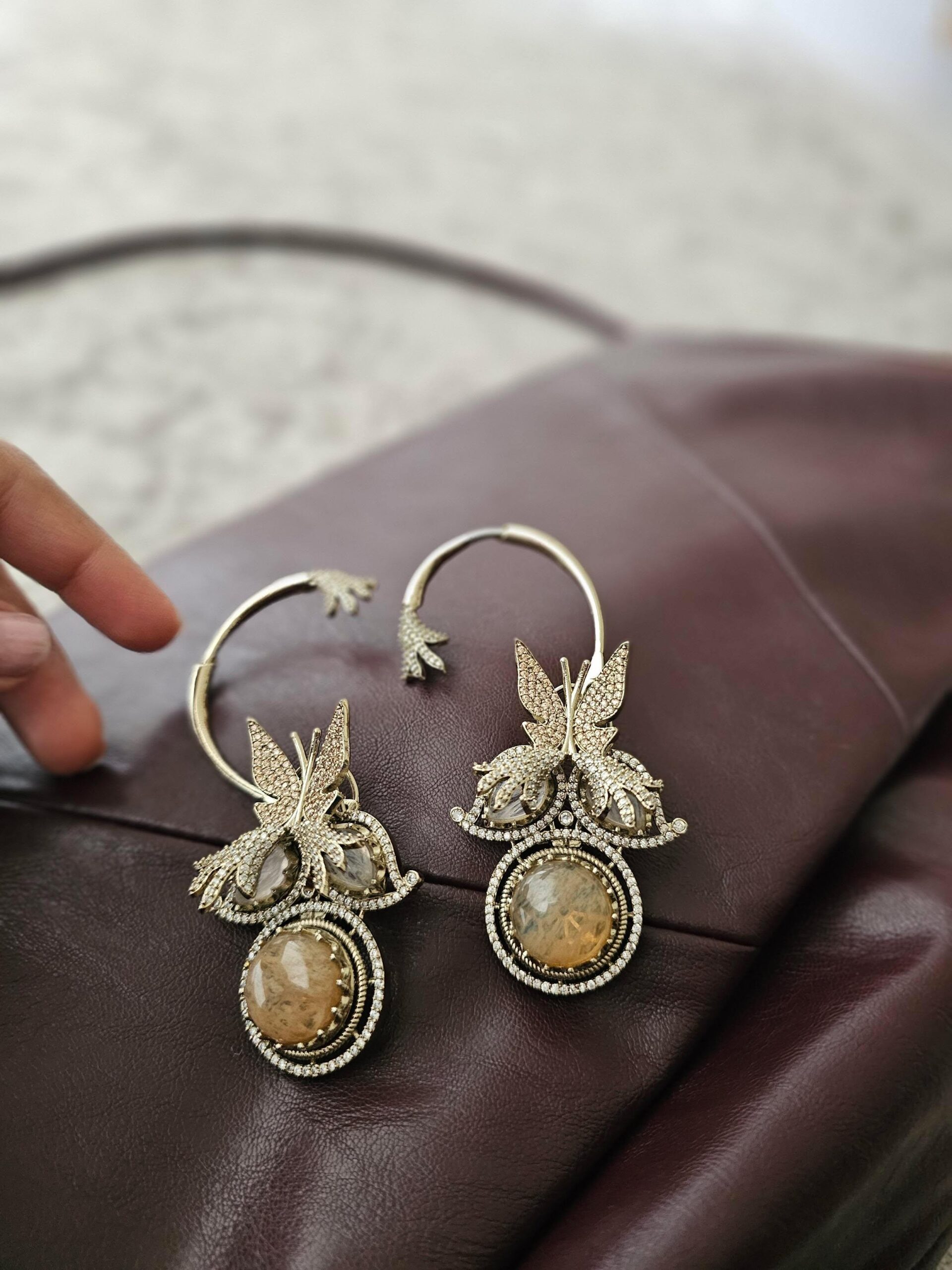 Varu antique polki earcuff Thumbnail