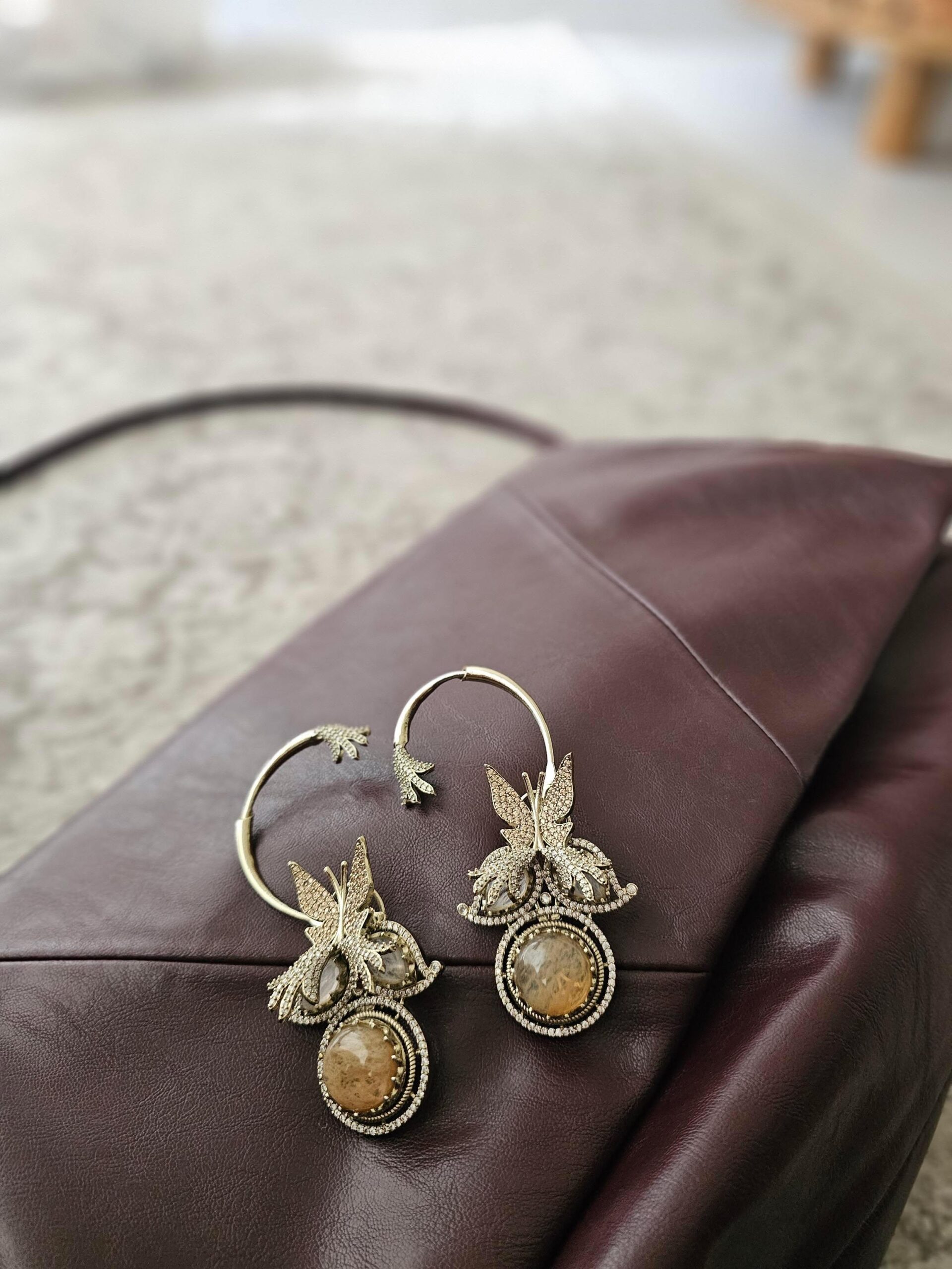 Varu antique polki earcuff Thumbnail