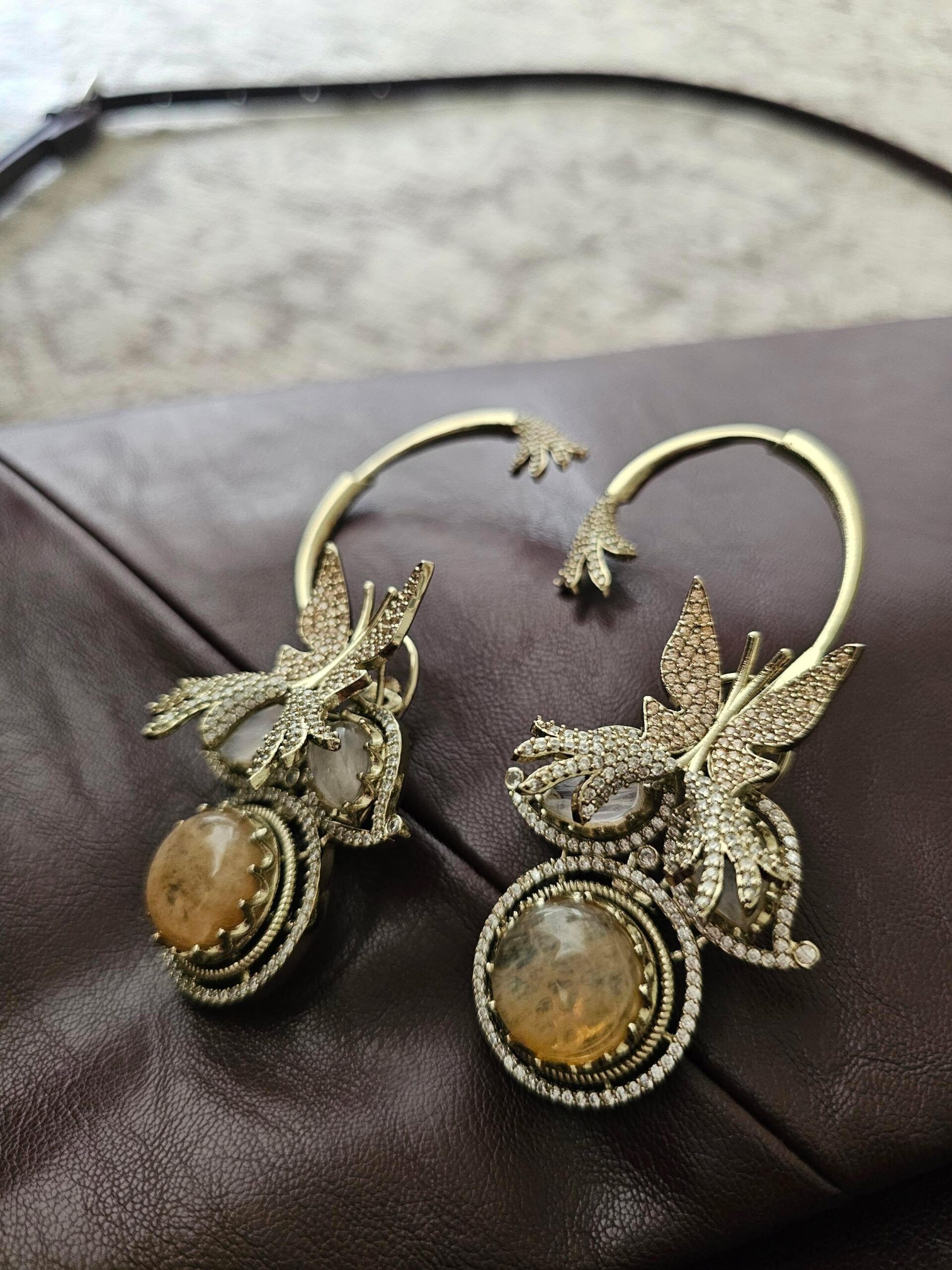 Varu antique polki earcuff Thumbnail