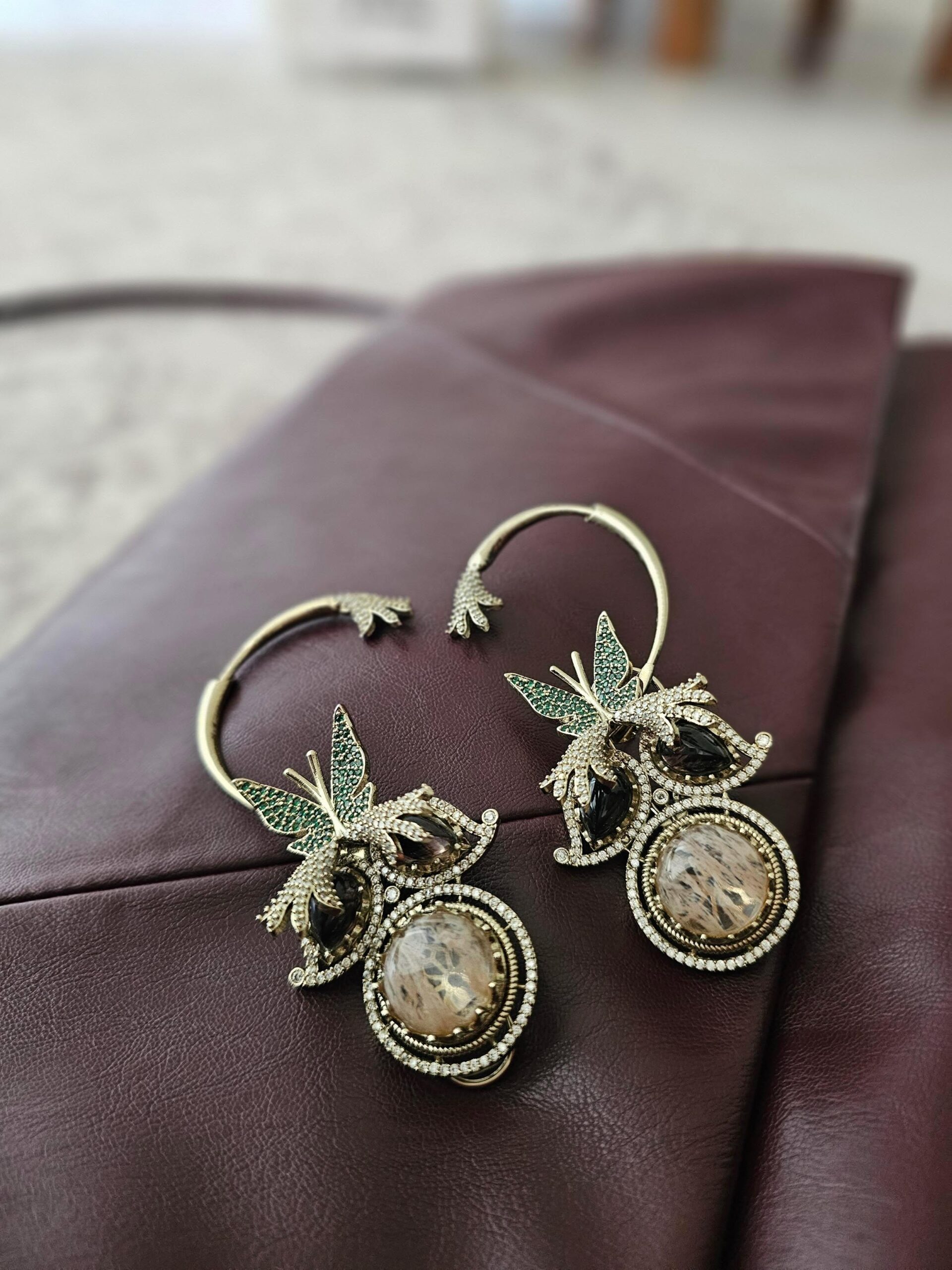 Varu antique polki earcuff Thumbnail